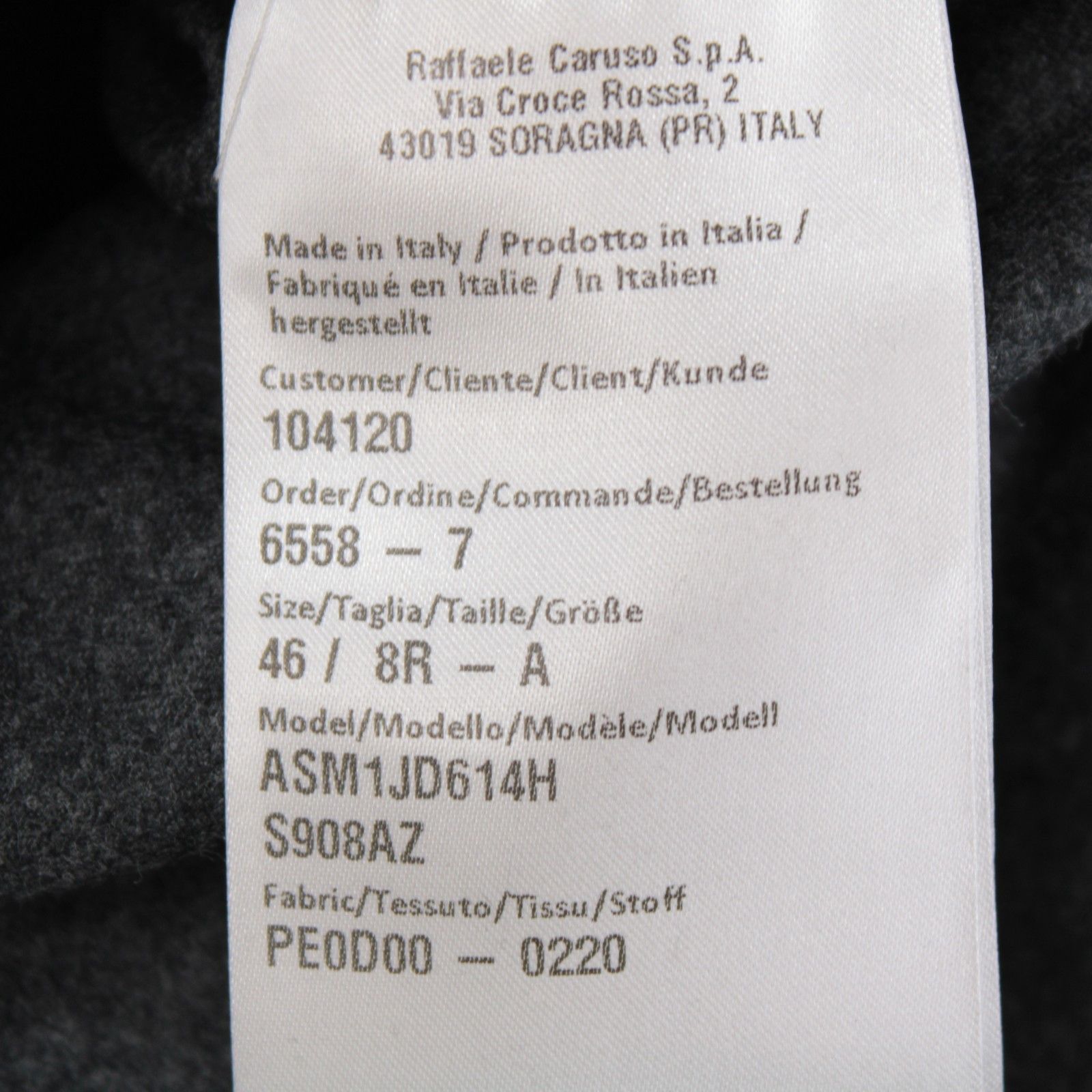 Caruso Caruso Suit Size US 36 Regular in Gray Size 36R - 9 Thumbnail
