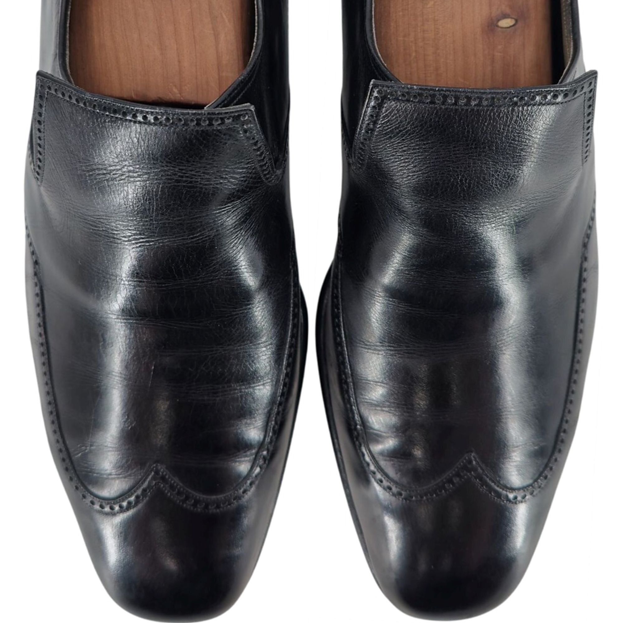 Other Vintage Barletta Handmade Italian Dress Shoes Men size 10.5C Size US 10.5 / EU 43-44 - 2 Thumbnail