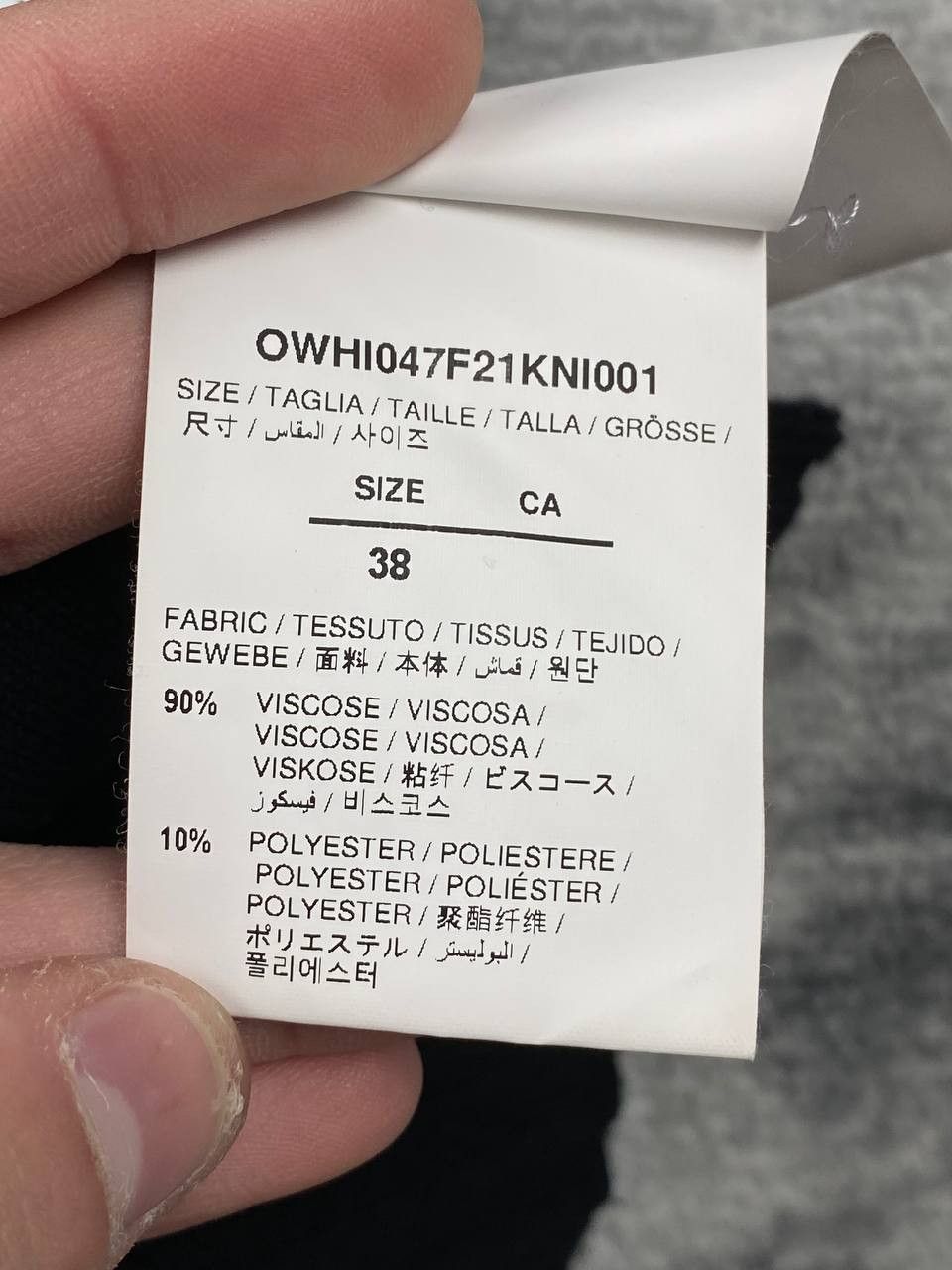 Off-White Off-White Dress Viscose Women Size 38 Black Size XS / US 0-2 / IT 36-38 - 7 Thumbnail