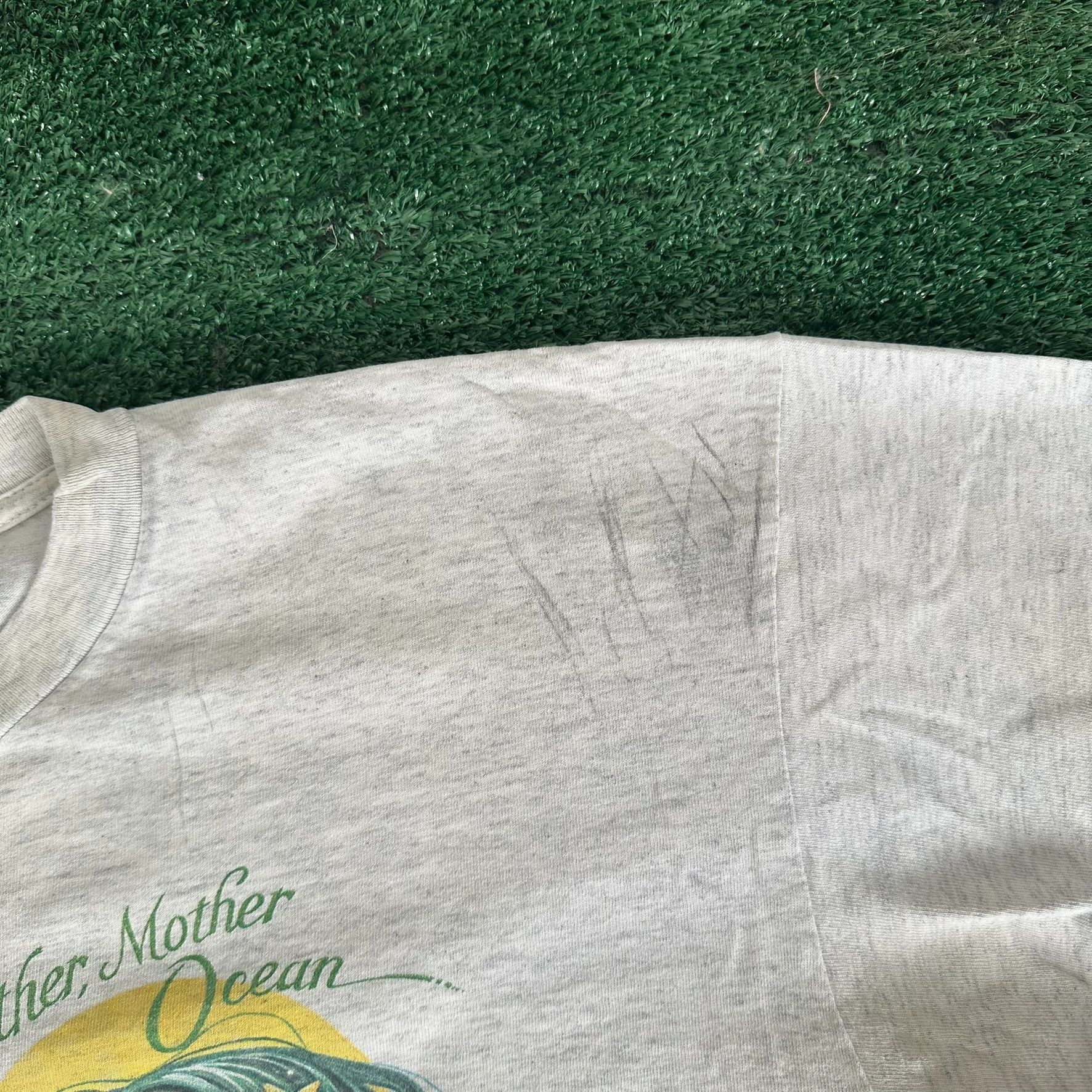 Vintage Vintage 90s Jimmy Buffett Mother Ocean T-Shirt Pirate Nautic Size US XL / EU 56 / 4 - 11 Thumbnail