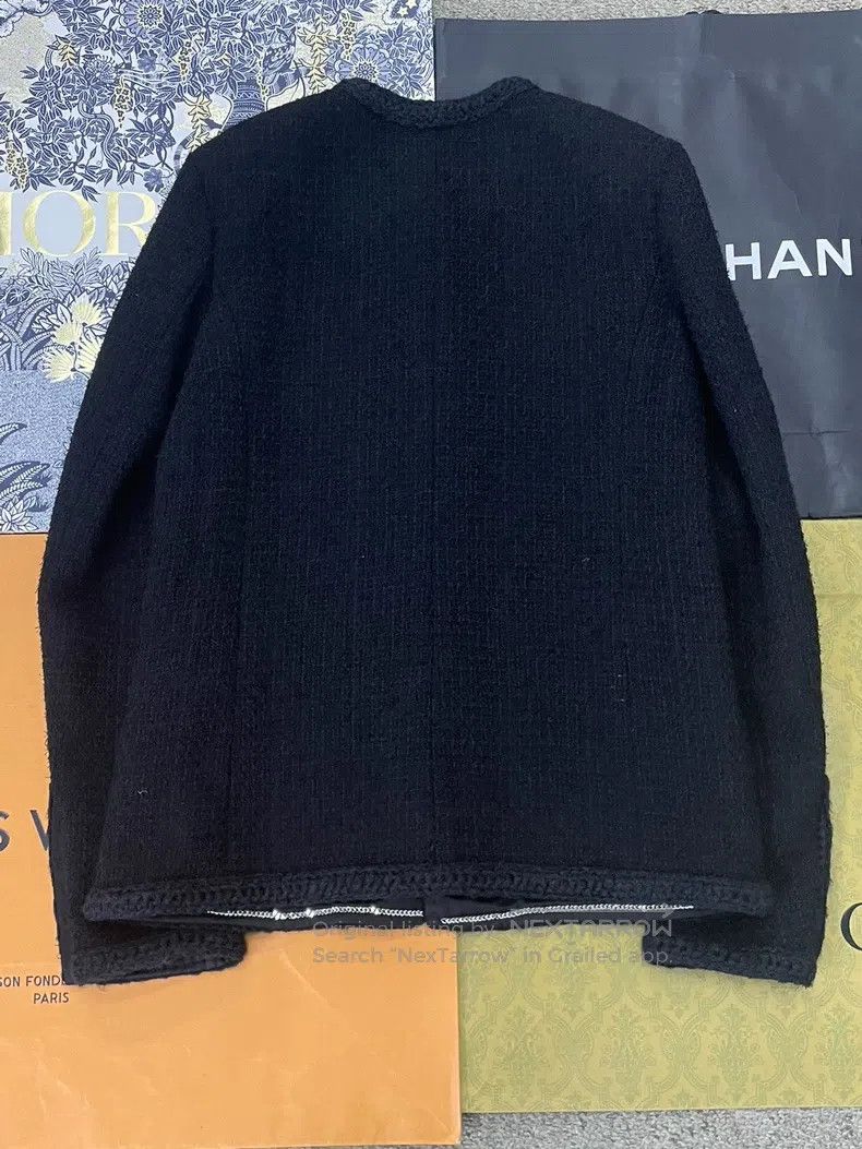 Chanel Chanel 23K black diamond button four-pocket jacket Size XS / US 0-2 / IT 36-38 - 3 Thumbnail
