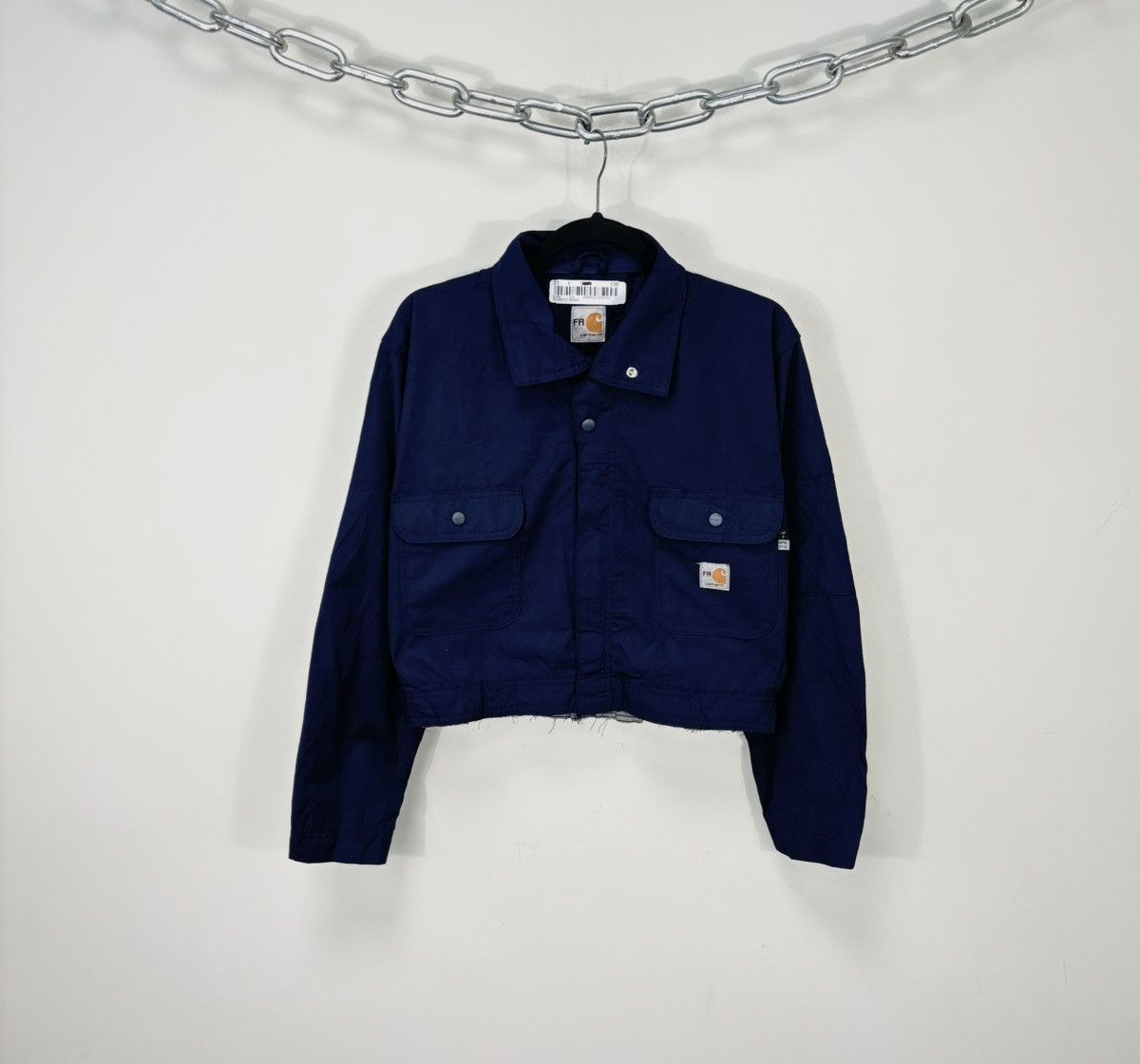 Vintage Carhartt Flame Resistant Utility Boxy Cropped Jacket