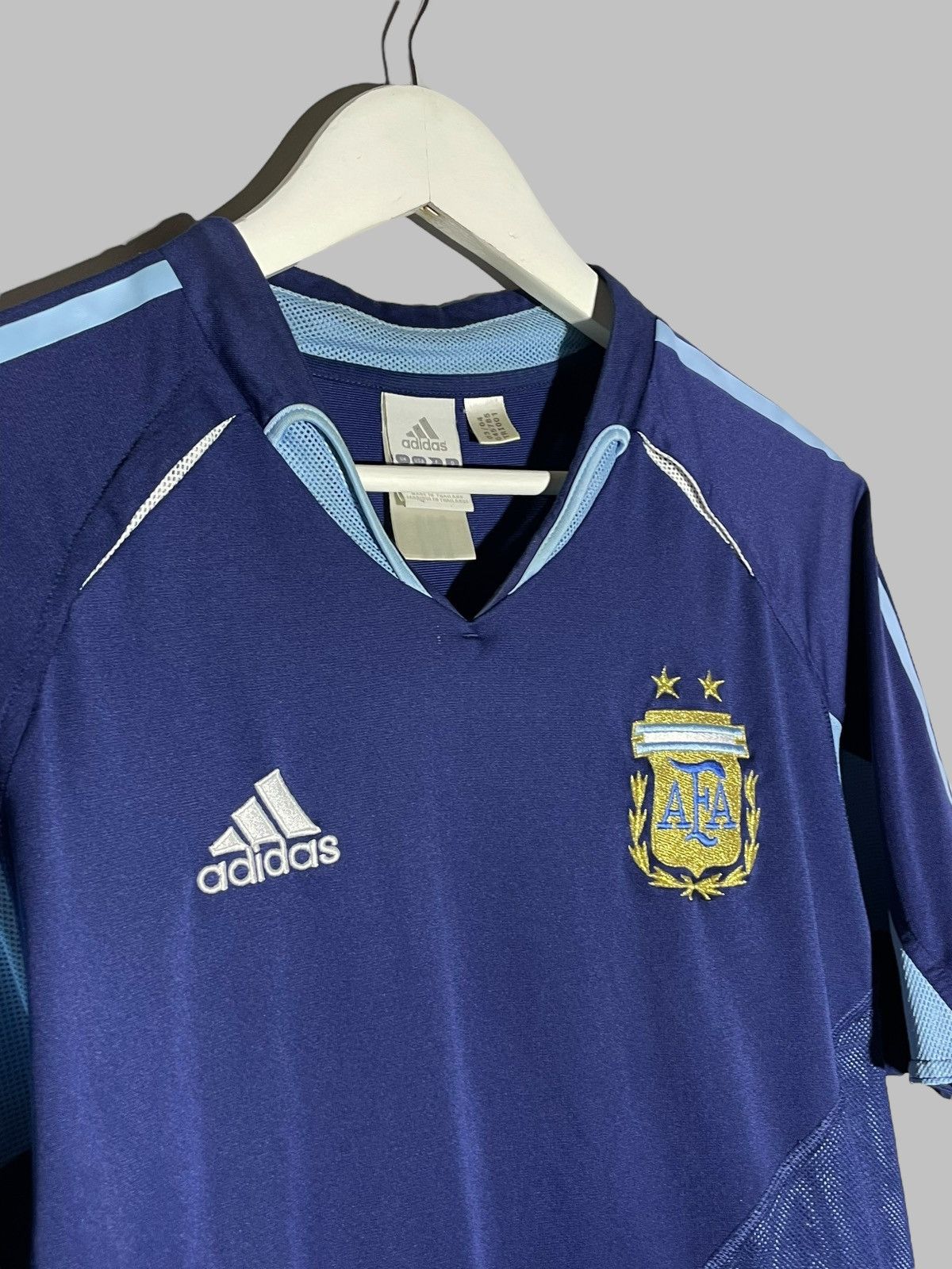 Adidas × Vintage National Team Argentina Adidas 2004 Away Vintage Jersey Size US M / EU 48-50 / 2 - 3 Thumbnail