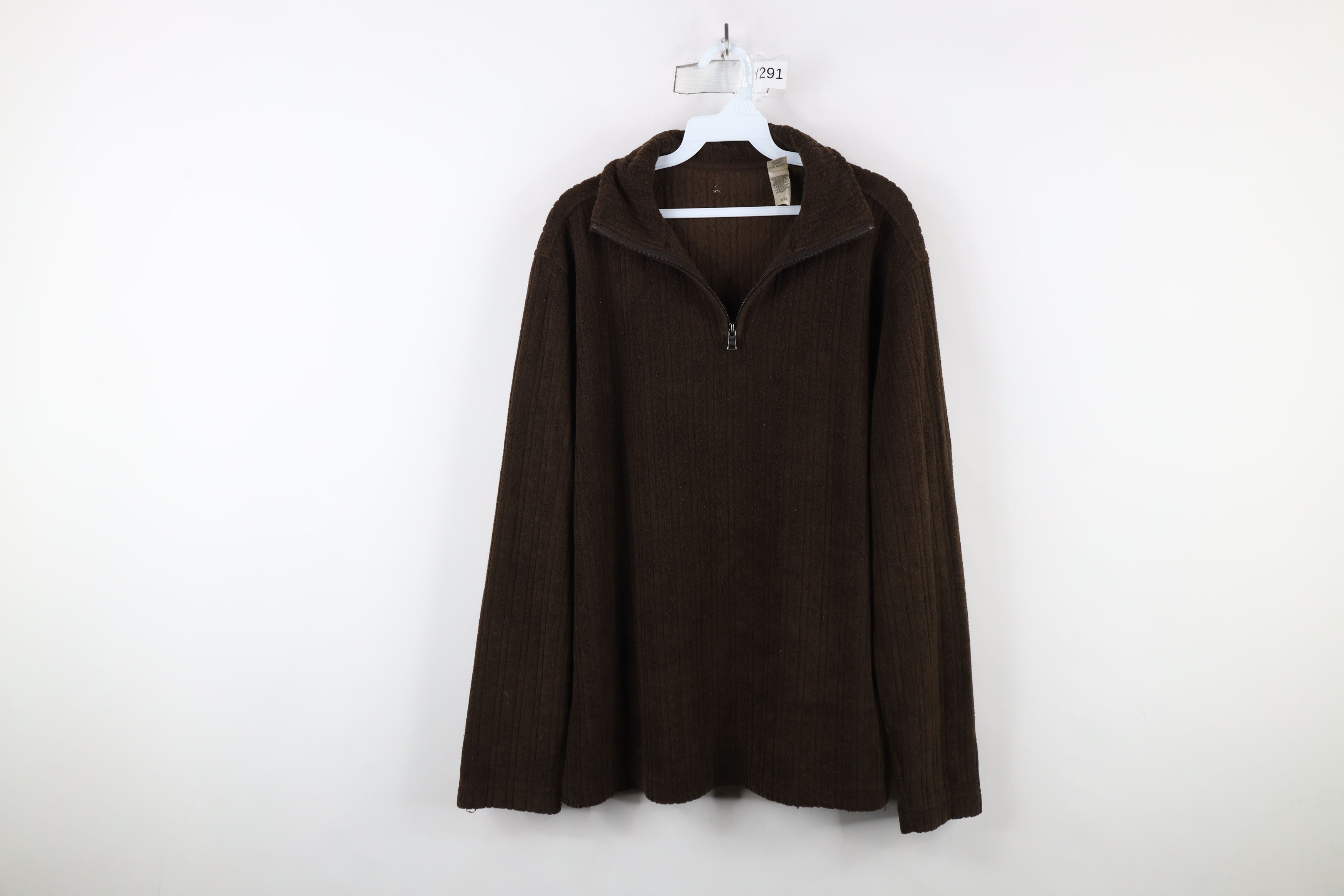 Vintage Vintage 90s Streetwear Fleece Half Zip Pullover Sweater Size US L / EU 52-54 / 3 - 1 Thumbnail
