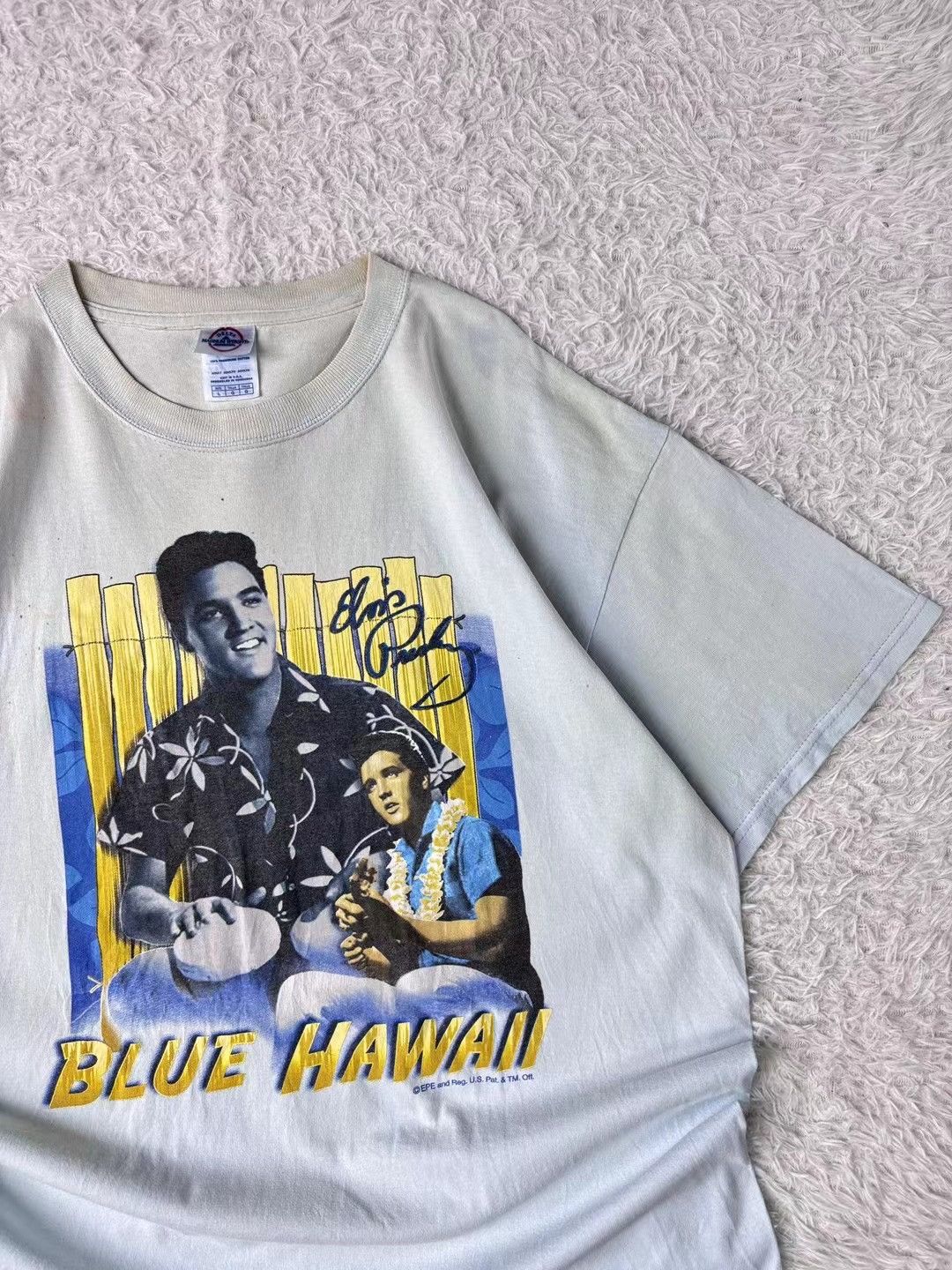 Band Tees × Vintage Vintage rock tee Elvis Presley 00s90d Size US L / EU 52-54 / 3 - 4 Thumbnail