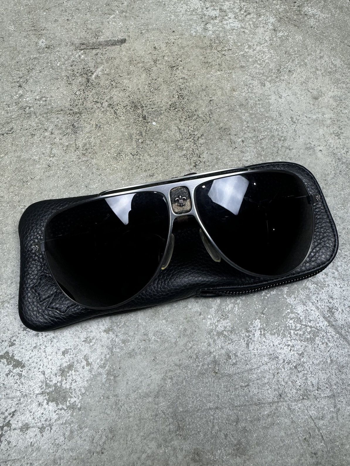 Chrome Hearts Vintage Chrome Hearts “DOUBLE D I” Aviator Sunglasses Size ONE SIZE - 2 Thumbnail