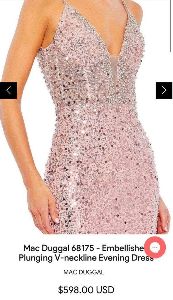 Mac Duggal Women's Mac Duggal Pink Evening Dress Size 4 Size S / US 4 / IT 40 - 3 Thumbnail