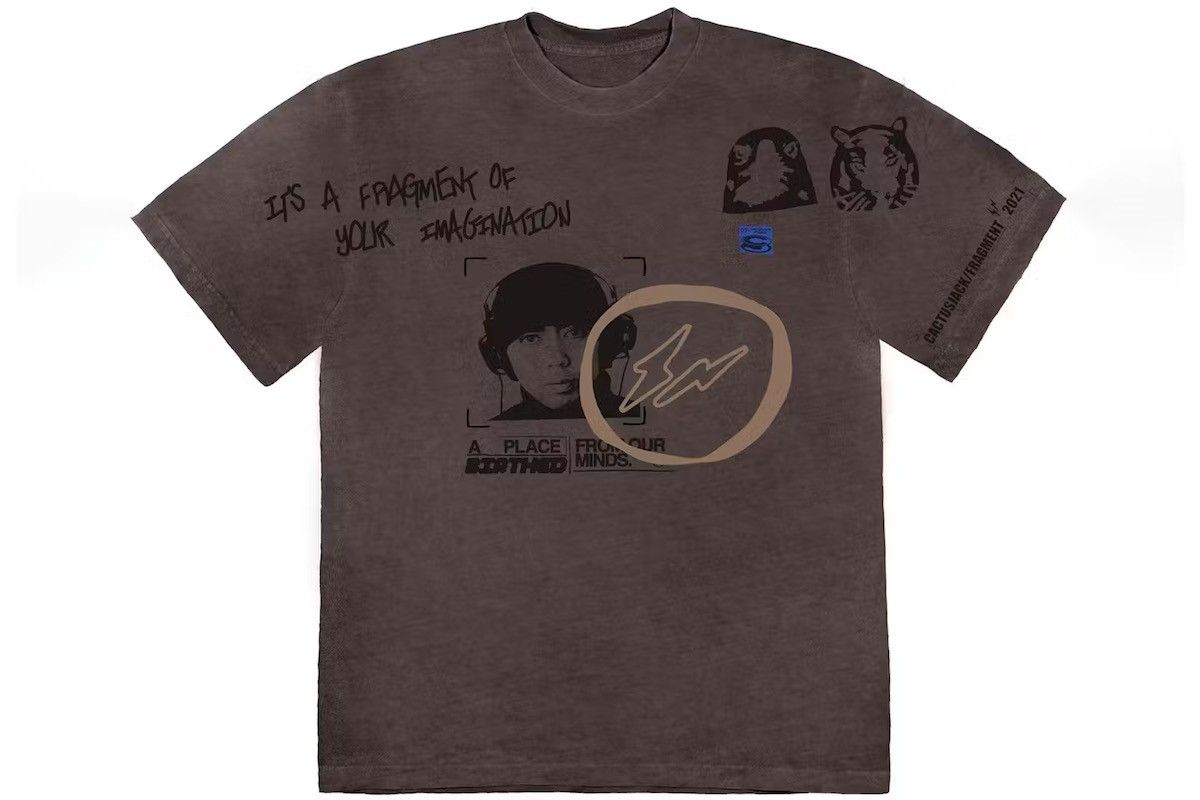 Travis Scott Travis Scott Cactus Jack For Fragment Hiroshi Tee Size US XL / EU 56 / 4 - 1 Thumbnail