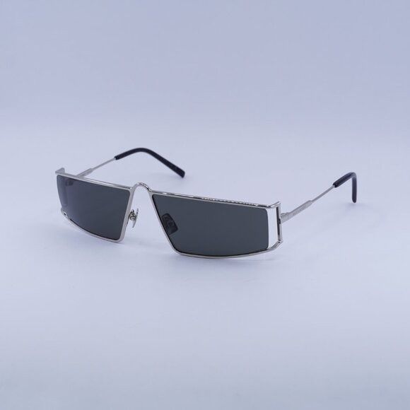 Saint Laurent Paris 🕶️ New Saint Laurent SL606 002 Silver Sunglasses Size ONE SIZE - 5 Thumbnail