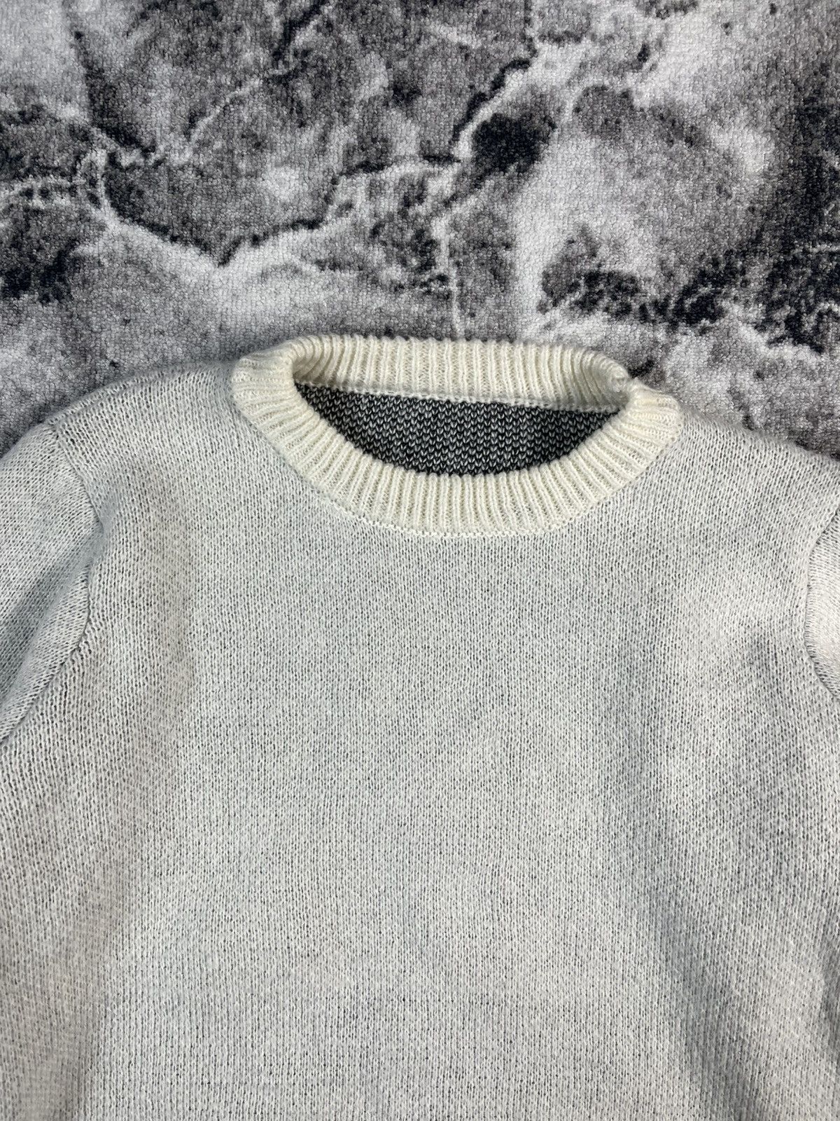 Other Vintage 8 Ball Knit Sweater White Black Y2K Size US M / EU 48-50 / 2 - 5 Thumbnail