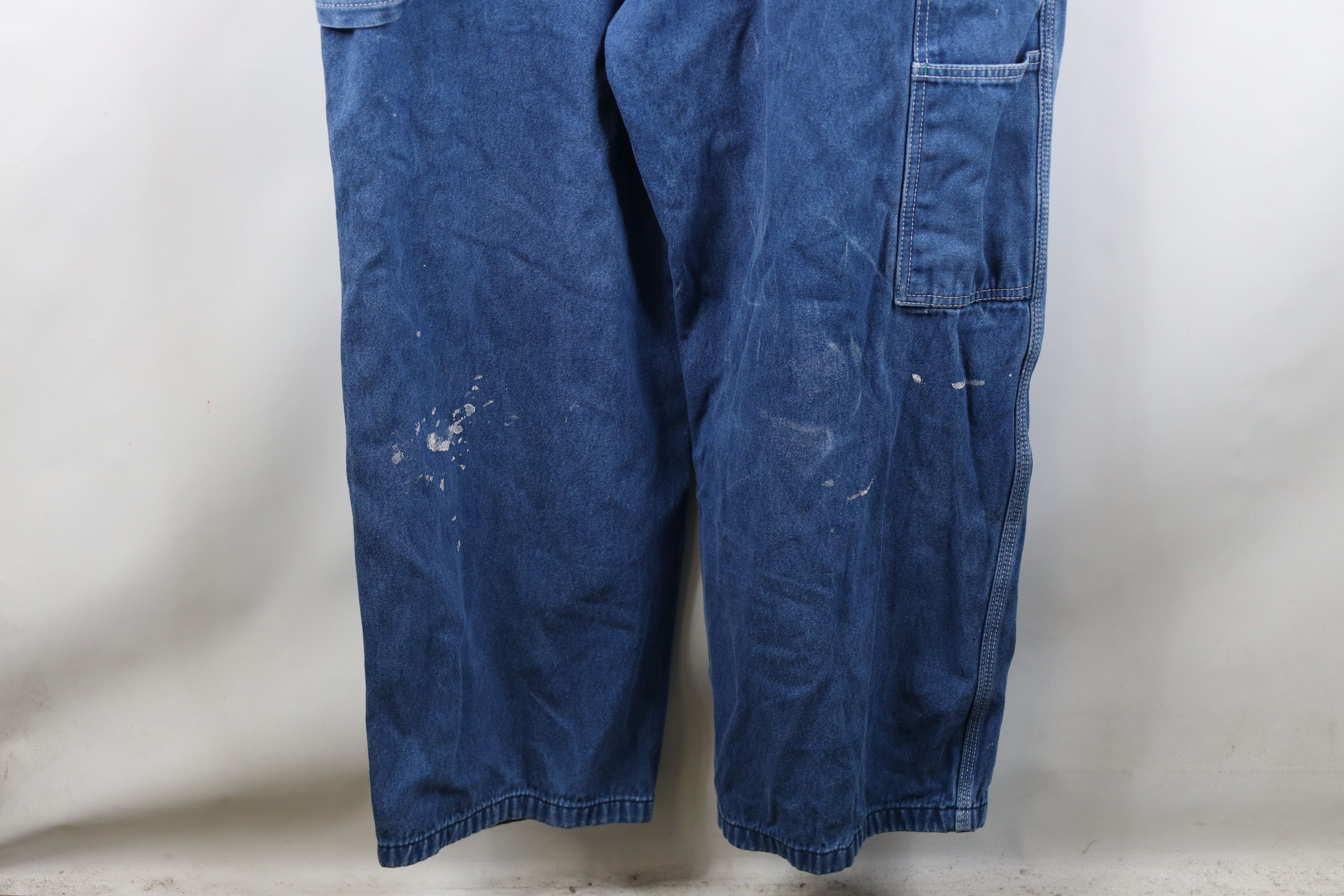 Vintage Vintage Y2K Streetwear Distressed Wide Leg Denim Overalls Size US 44 / EU 60 - 20 Thumbnail