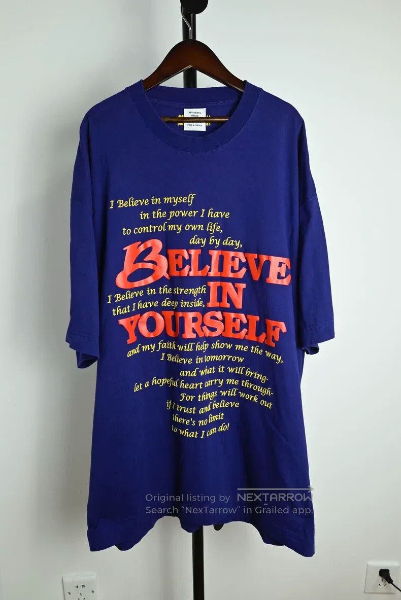 Vetements Vetements Printed Loose Fit Casual Short Sleeve T-Shirt Size US M / EU 48-50 / 2 - 1 Thumbnail