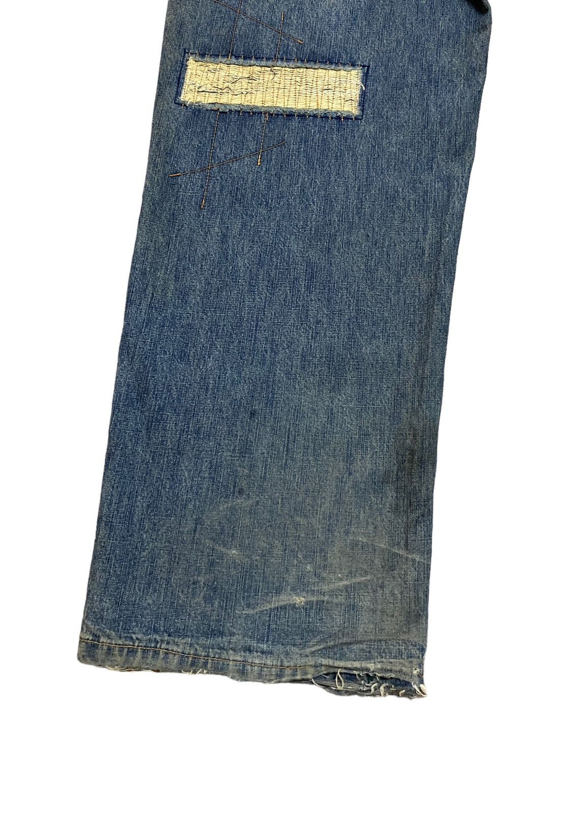 Pelle Pelle Rare Design Vintage Pelle Pelle Patchwork Baggy Jeans 2000s Size US 38 / EU 54 - 11 Thumbnail