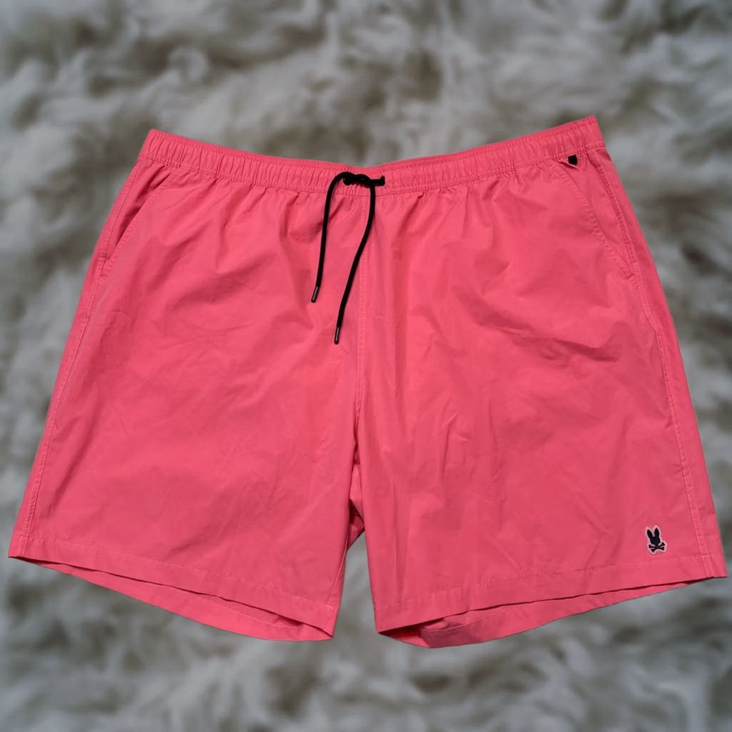 Psycho Bunny Psycho Bunny Swim Trunks Men 4XL XXXXL Pink Lined Pockets Beach BeacH Surfing Bathing Suit Board Shorts Size US 39 - 1 Thumbnail