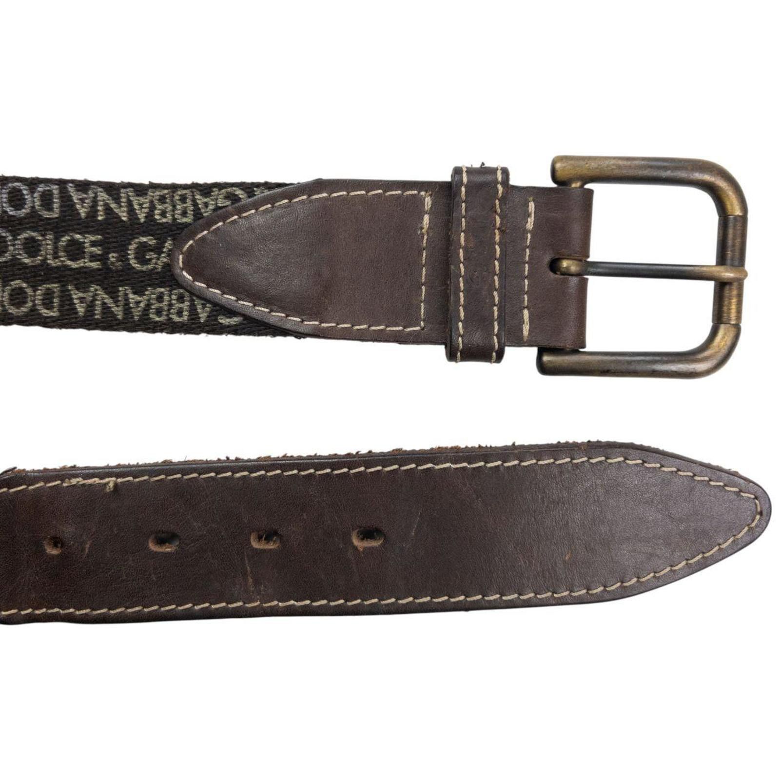 Dolce & Gabbana Vintage 2000s Dolce & Gabbana Monogram Belt Size W32 Size ONE SIZE - 6 Thumbnail