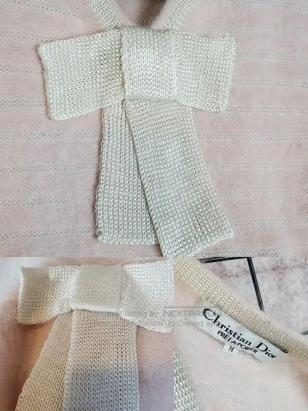 Dior Dior Light Pink Wool Blend Short Sleeve Top . Size M / US 6-8 / IT 42-44 - 4 Thumbnail