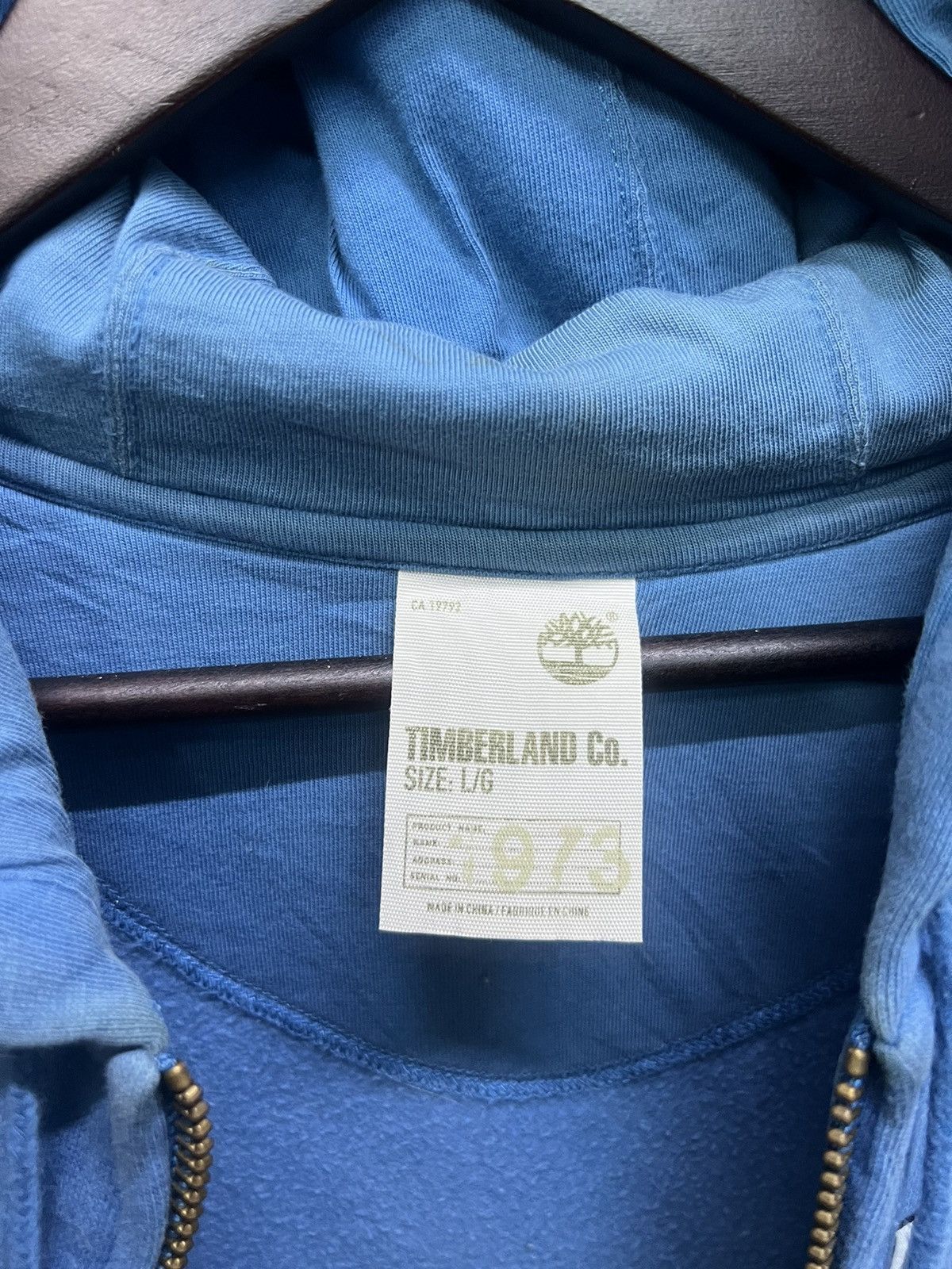 Timberland Vintage Timberland Zipper Hoodies Size US L / EU 52-54 / 3 - 6 Thumbnail