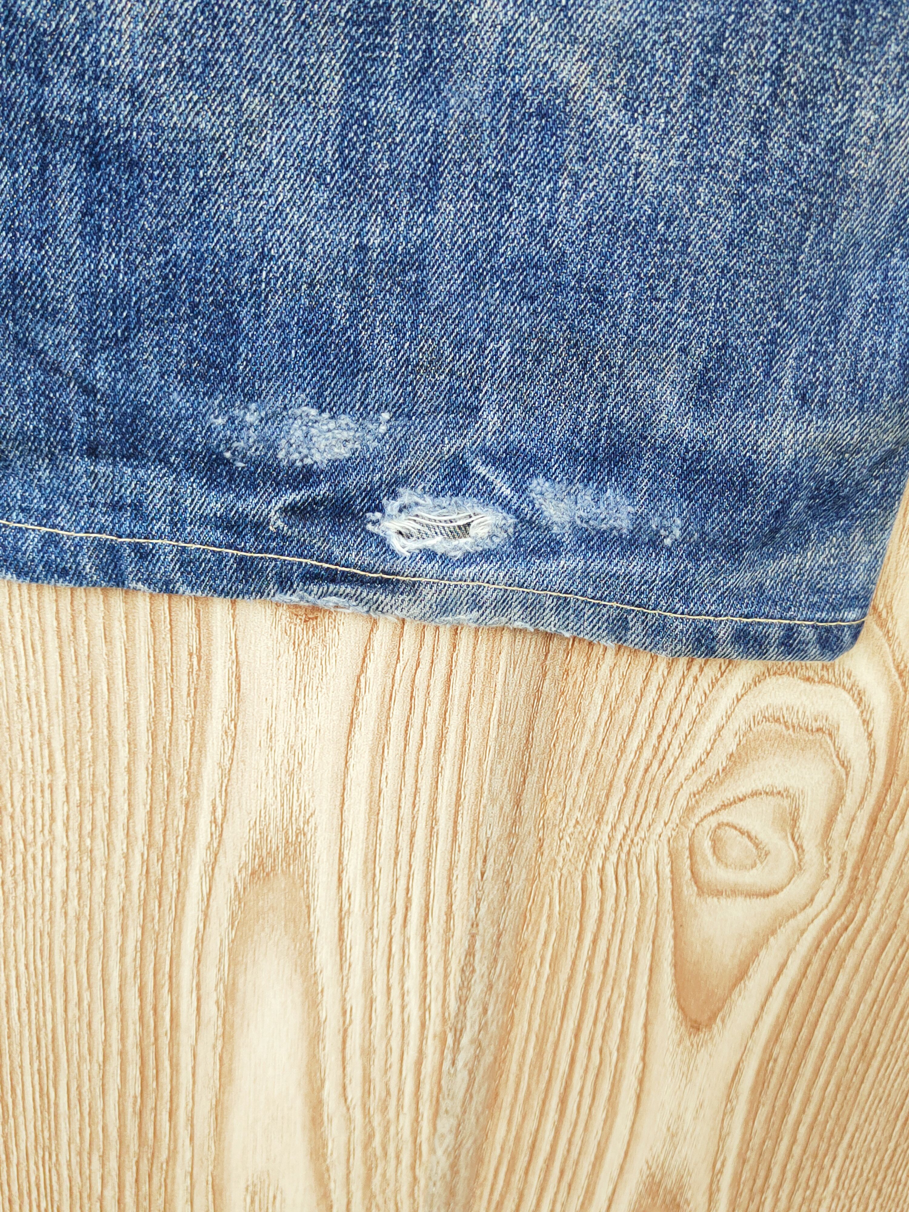 Japanese Brand Uniqlo fabric by kaihara Distressed Ripped Jeans #W947 Size US 36 / EU 52 - 9 Thumbnail
