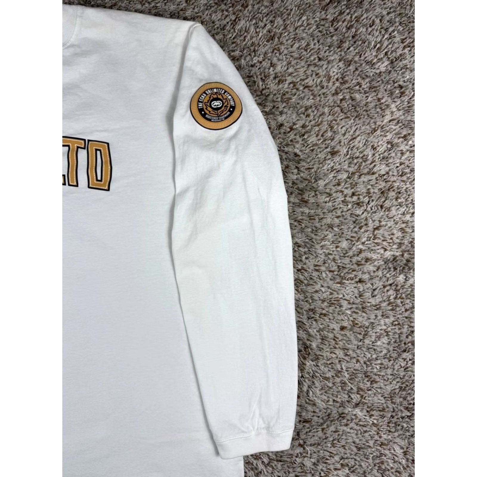 Ecko Unltd. VINTAGE Ecko Unltd. T-Shirt Long Sleeve White 2XL Logo Hip Hop Streetwear Men Shirt Size US XXL / EU 58 / 5 - 6 Thumbnail