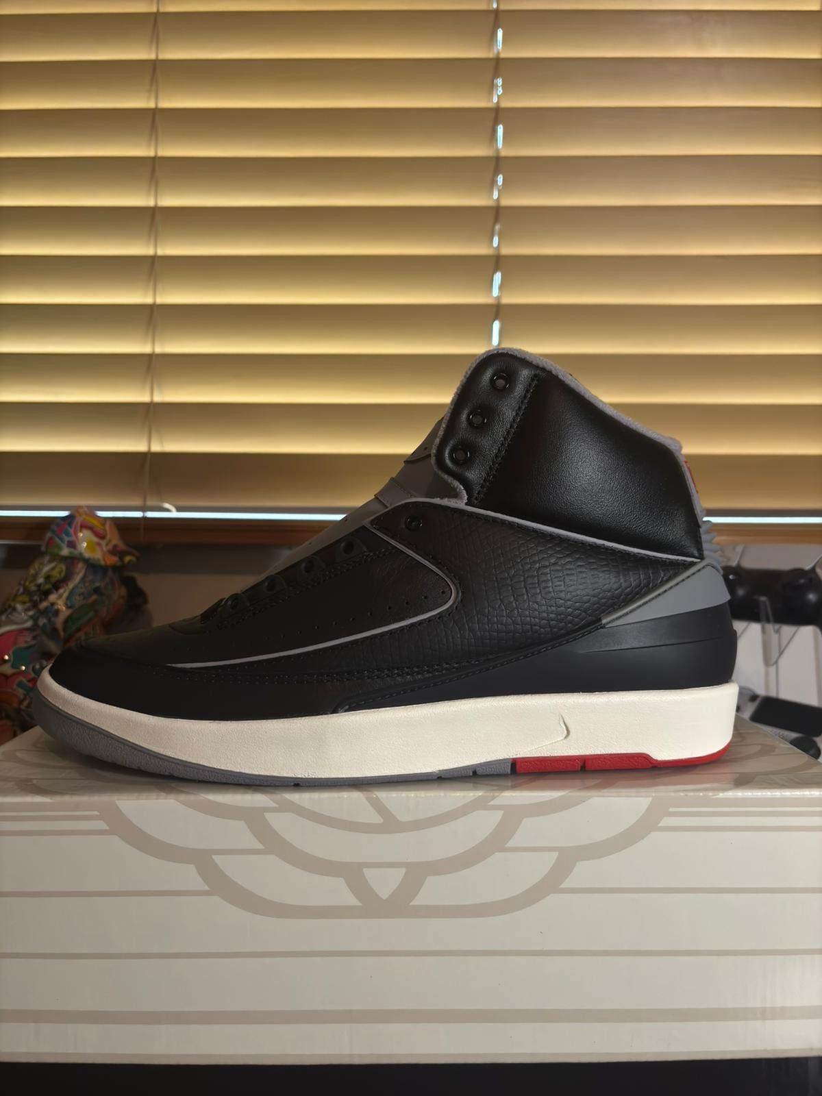 Jordan Brand Nike Air Jordan 2 Retro "Black Cement" Size US 11 / EU 44 - 8 Thumbnail