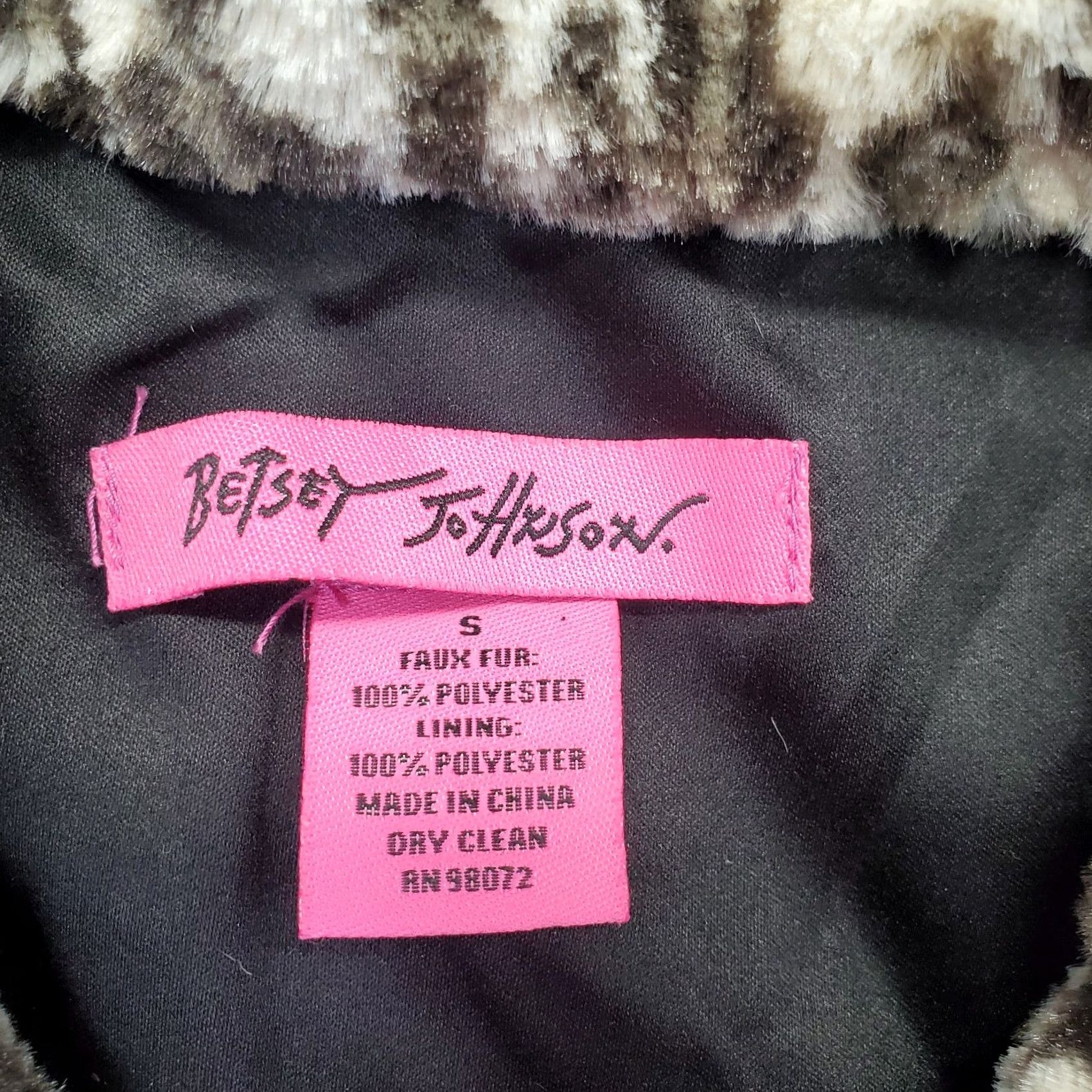 Betsey Johnson Betsey Johnson Vest Womens Small Multi Leopard Print Sleeveless Cozy Faux Fur Size S / US 4 / IT 40 - 6 Thumbnail