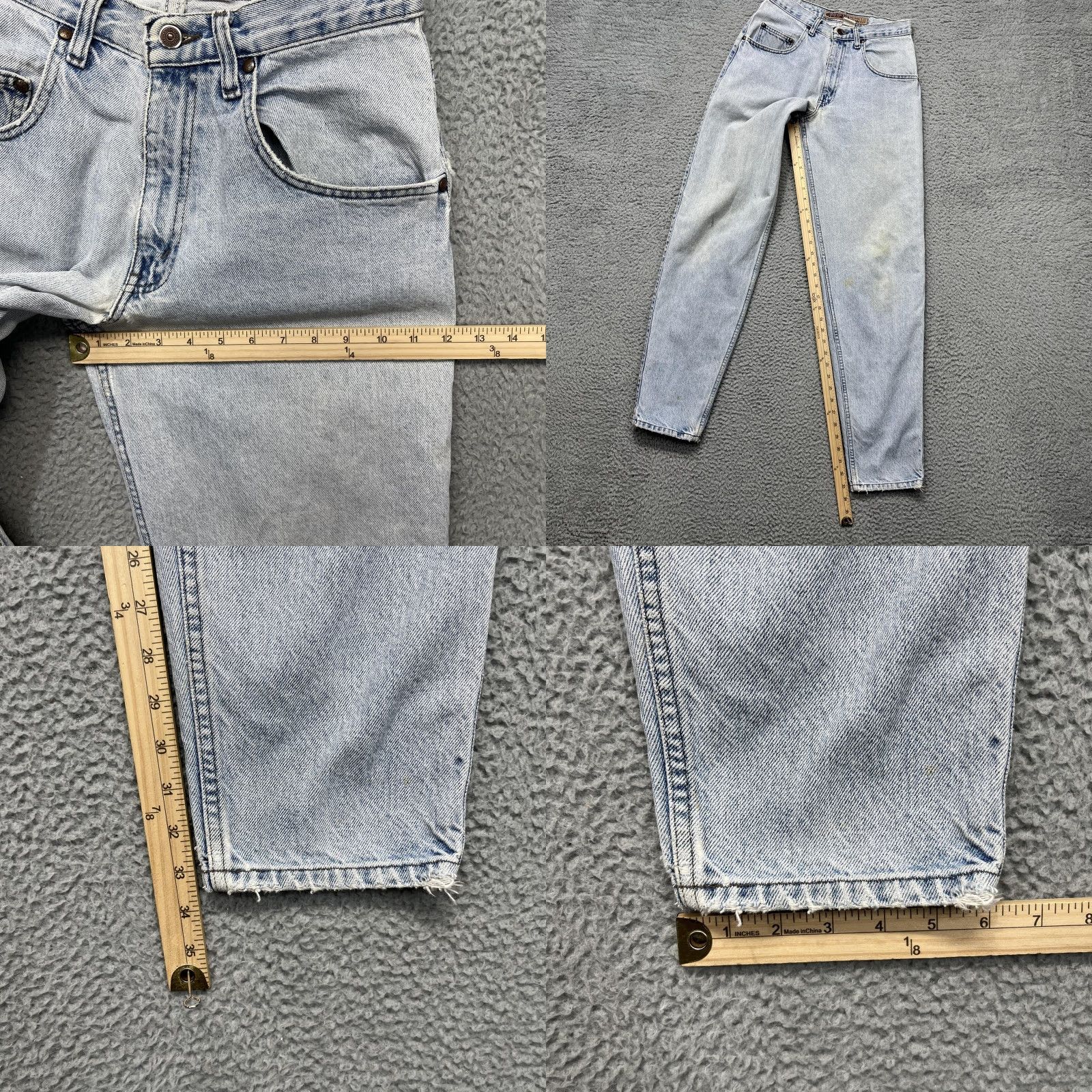 Levi's VINTAGE Levi's Silvertab 560 Jeans Mens 29x34 Grunge Wash Relaxed Tapered 90s Size US 29 - 10 Thumbnail