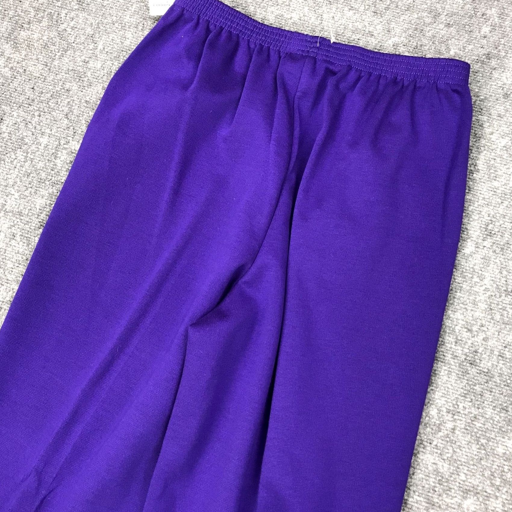 Vintage VINTAGE Alfred Dunner Sweatpants Women 16 Medium Pockets 29x27.5 90s Stylish Purple Indoor / Everyday Waist 29 in Size 32" / US 10 / IT 46 - 5 Thumbnail