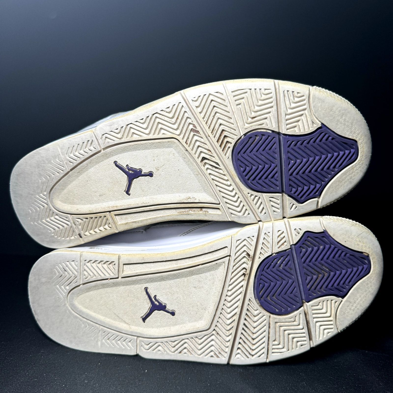 Jordan Brand × Nike Size 8 - Nike Air Jordan 4 Retro Purple Metallic Men's Shoes Size US 8 / EU 41 - 7 Thumbnail