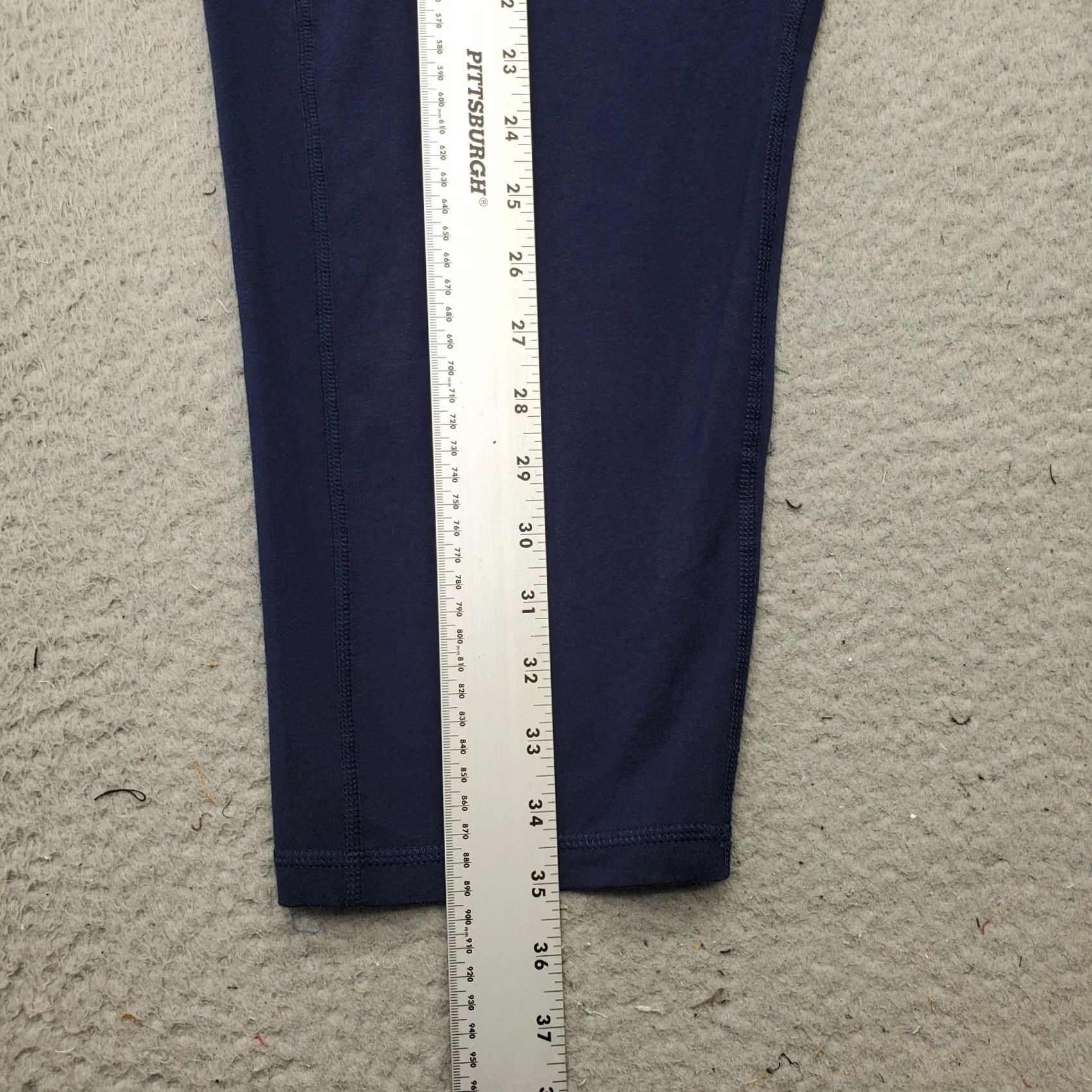 Vintage Xersion Womens 3X Ankle Leggings Navy Stretch Quick-Dry High Waist Size 40" / US 18 - 3 Thumbnail