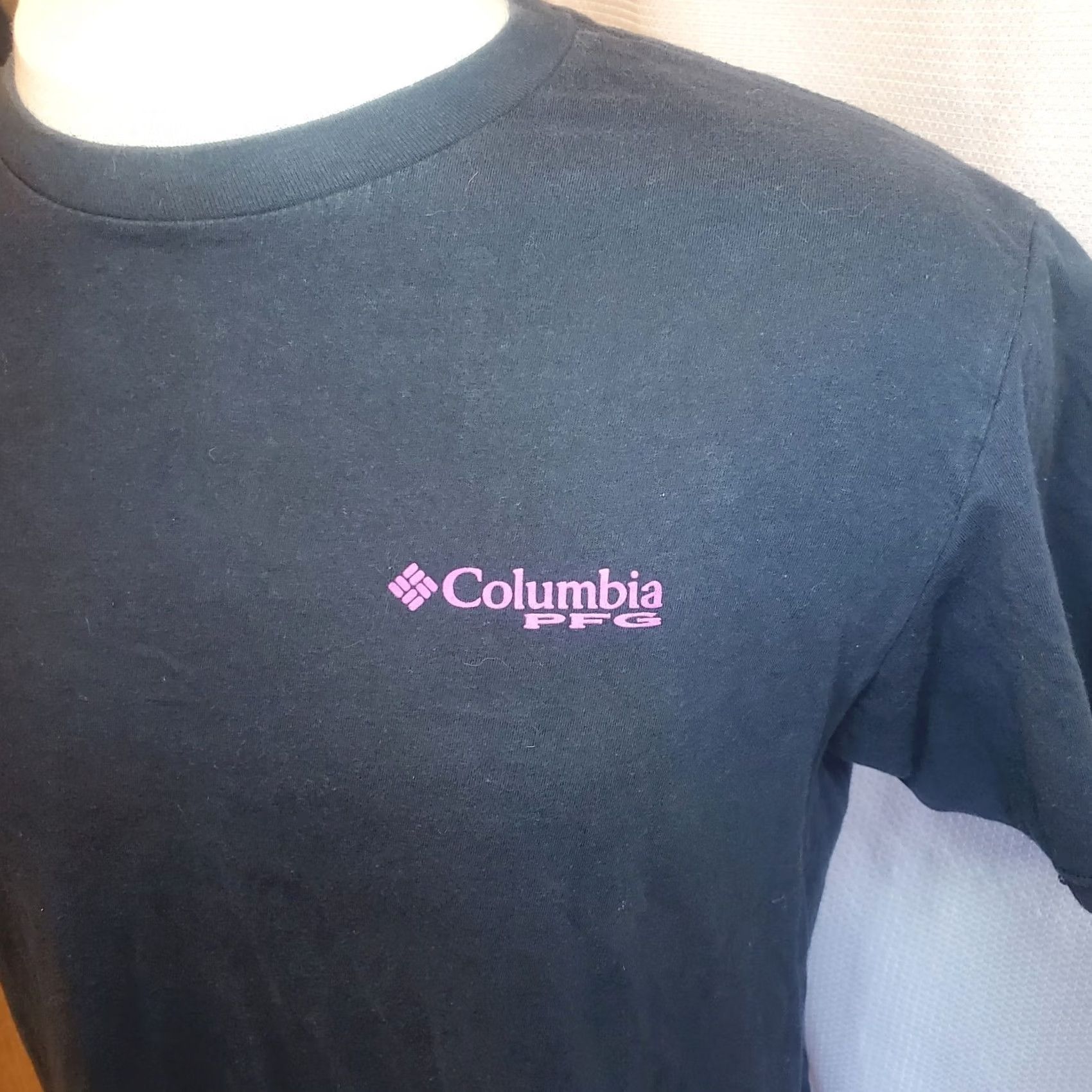 Vintage Relevant Keywords: "Columbia PFG Shirt," "Mens," "Large," "Black," "Pro Fishing," "Graphic," "Short Sleeve," "Tee. Size US L / EU 52-54 / 3 - 3 Thumbnail