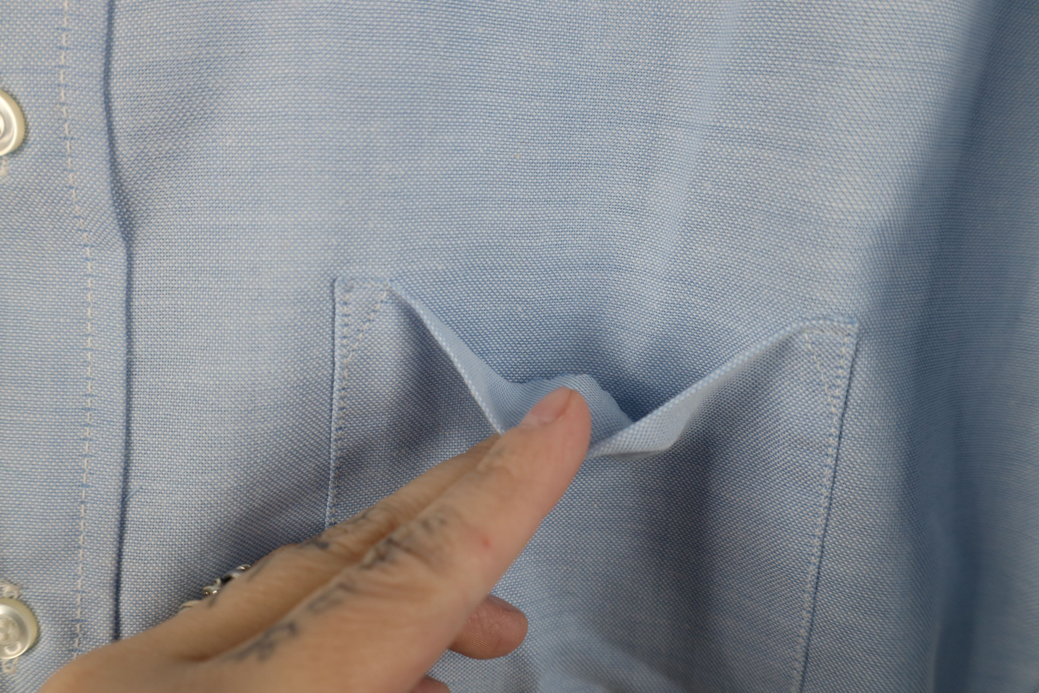 Vintage Deadstock Vintage 70s Streetwear Oxford Button Down Shirt Size US M / EU 48-50 / 2 - 4 Thumbnail