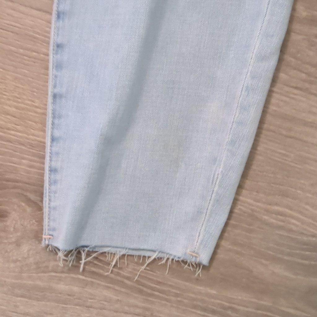 Good American Good American Good Waist distressed Skinny Cropped Jean sz18 Size 40" / US 18 - 3 Thumbnail