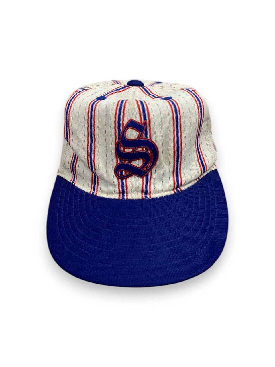 Descente vintage descente pinstripe cap nice design Size ONE SIZE - 1 Thumbnail