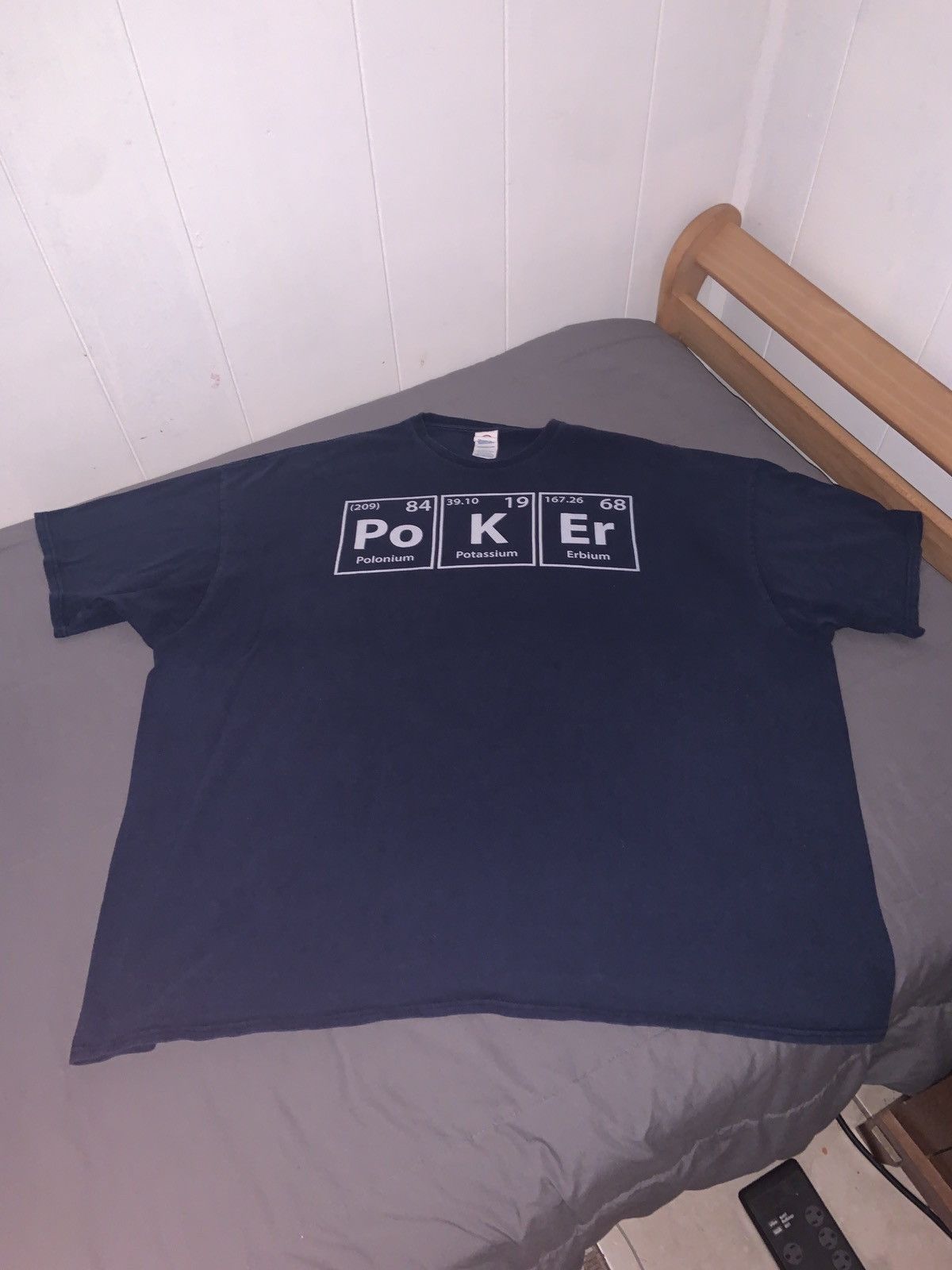 Delta Vintage - Funny Elements “Poker” Tee - SIZE 4XL Size US XXL / EU 58 / 5 - 1 Thumbnail