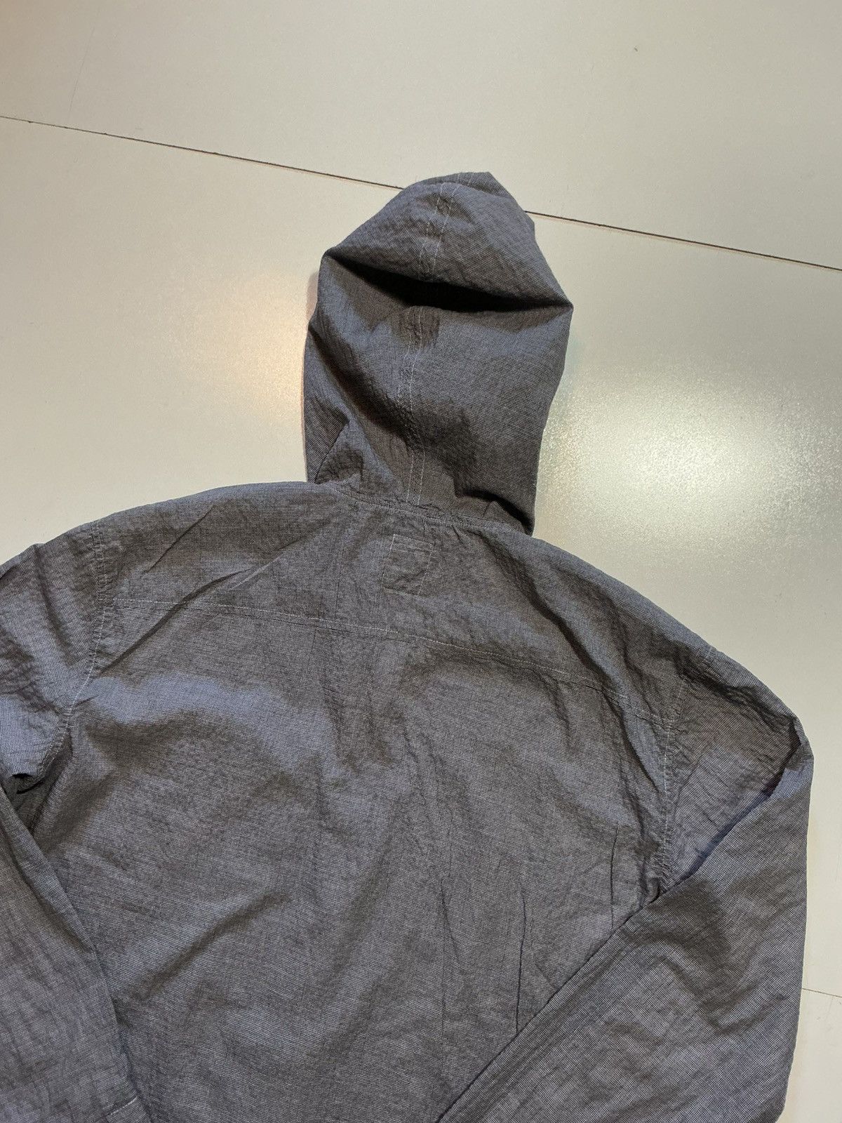 Ever Ever Brand Made In USA Houndstooth Zip Hooded Pocket Jacket Size US XL / EU 56 / 4 - 4 Thumbnail