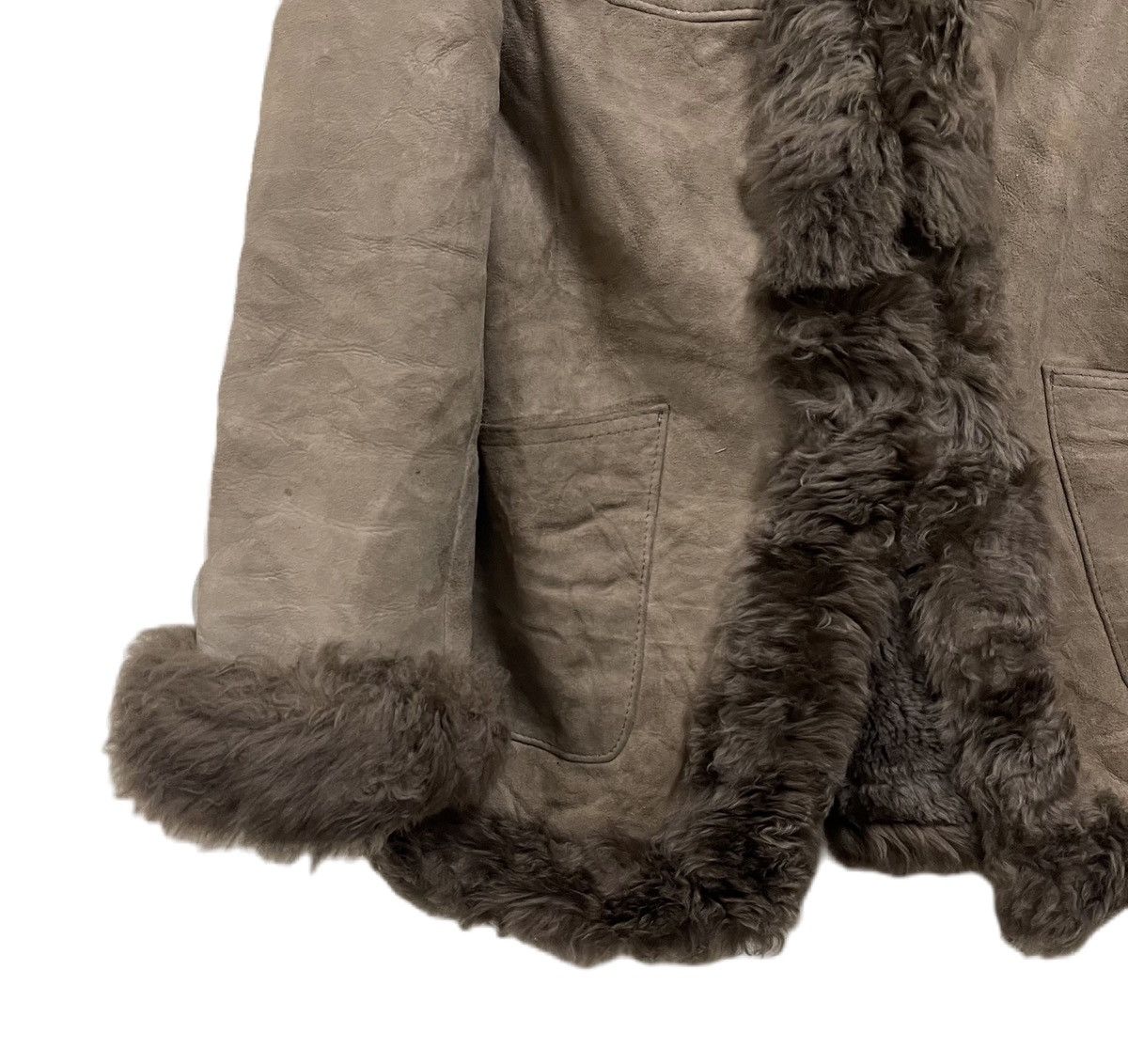 Designer Stella Leather Jacket Faux Fur Made In Spain ifsixwasnine Size M / US 6-8 / IT 42-44 - 5 Thumbnail