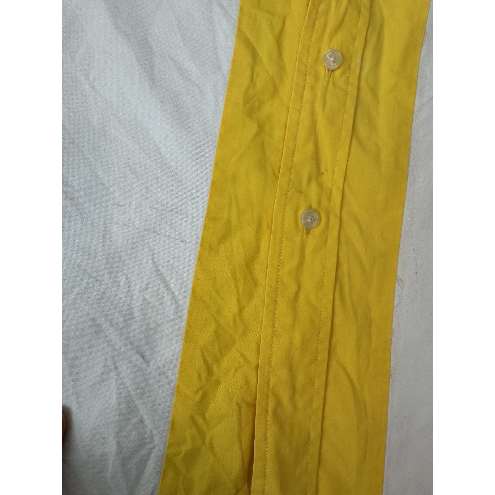 Tommy Hilfiger Y2K Vintage Twee Tommy Hilfiger Shirt Yellow White XXL Size US M / EU 48-50 / 2 - 11 Thumbnail