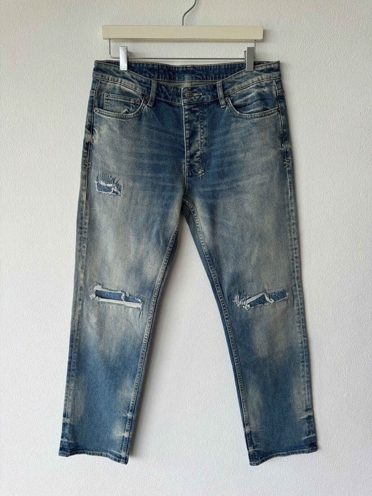 Ksubi new Ksubi mens denim jean hazlow 32 medium tektonik blue rip Size US 32 / EU 48 - 1 Thumbnail
