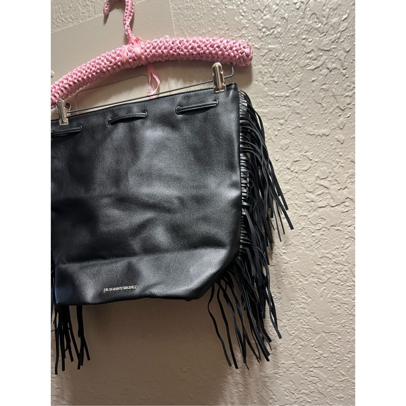Victoria's Secret Victoria’s Secret Black Fringe Backpack Size ONE SIZE - 2 Thumbnail