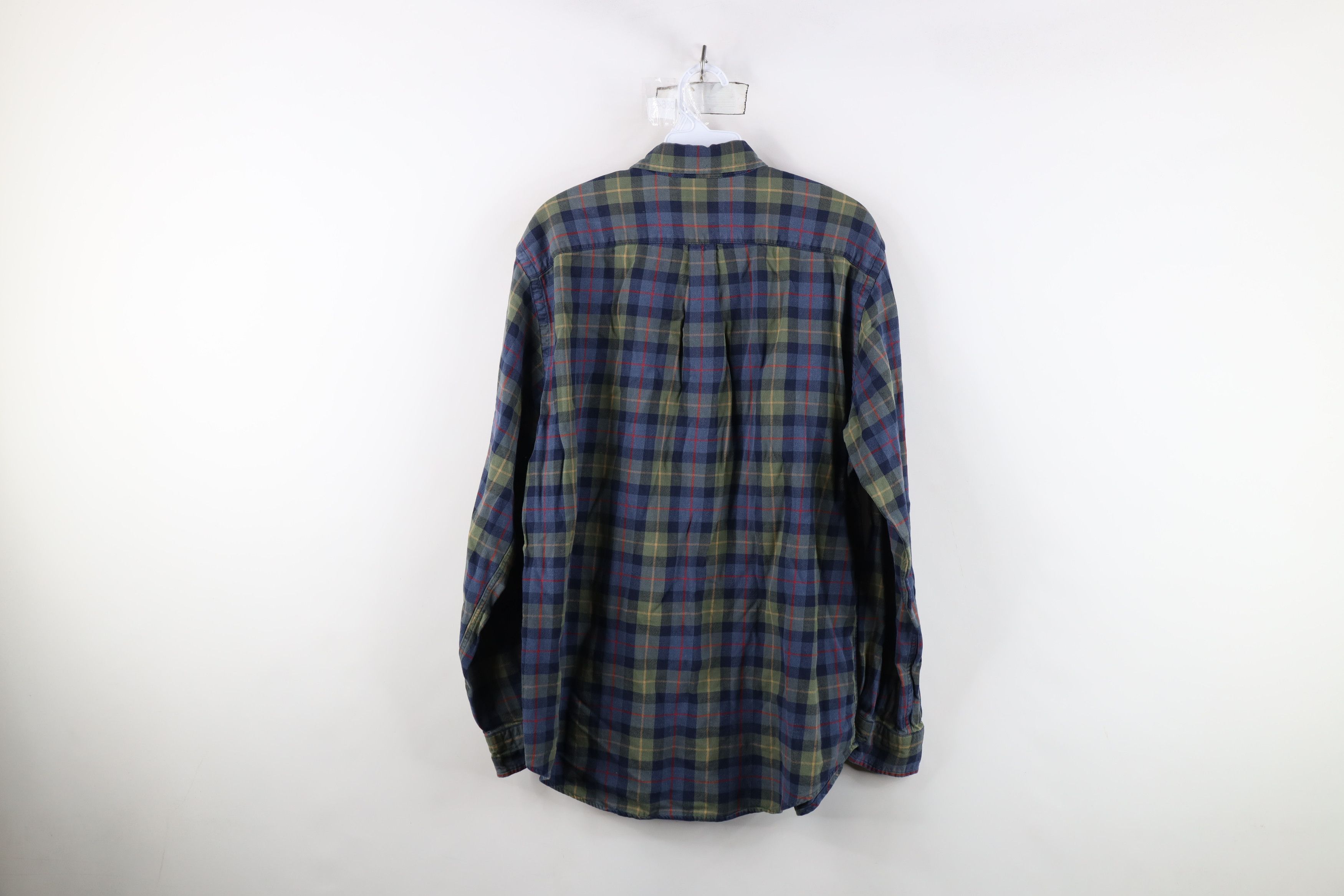 Lands' End Vintage 90s Lands End Collared Button Down Shirt Plaid Size US M / EU 48-50 / 2 - 13 Thumbnail