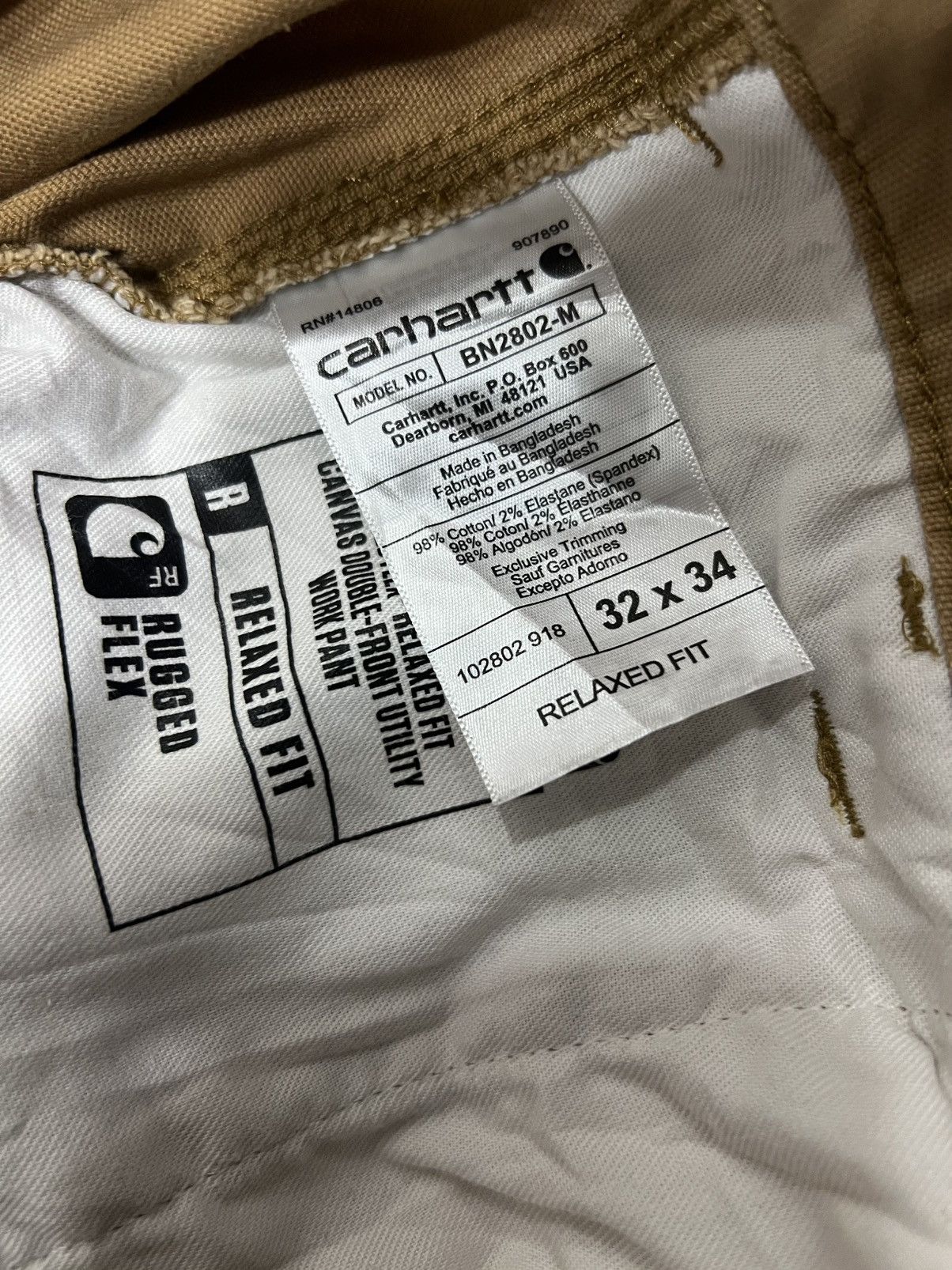 Carhartt Vintage Carhartt Pants Size US 32 / EU 48 - 6 Thumbnail