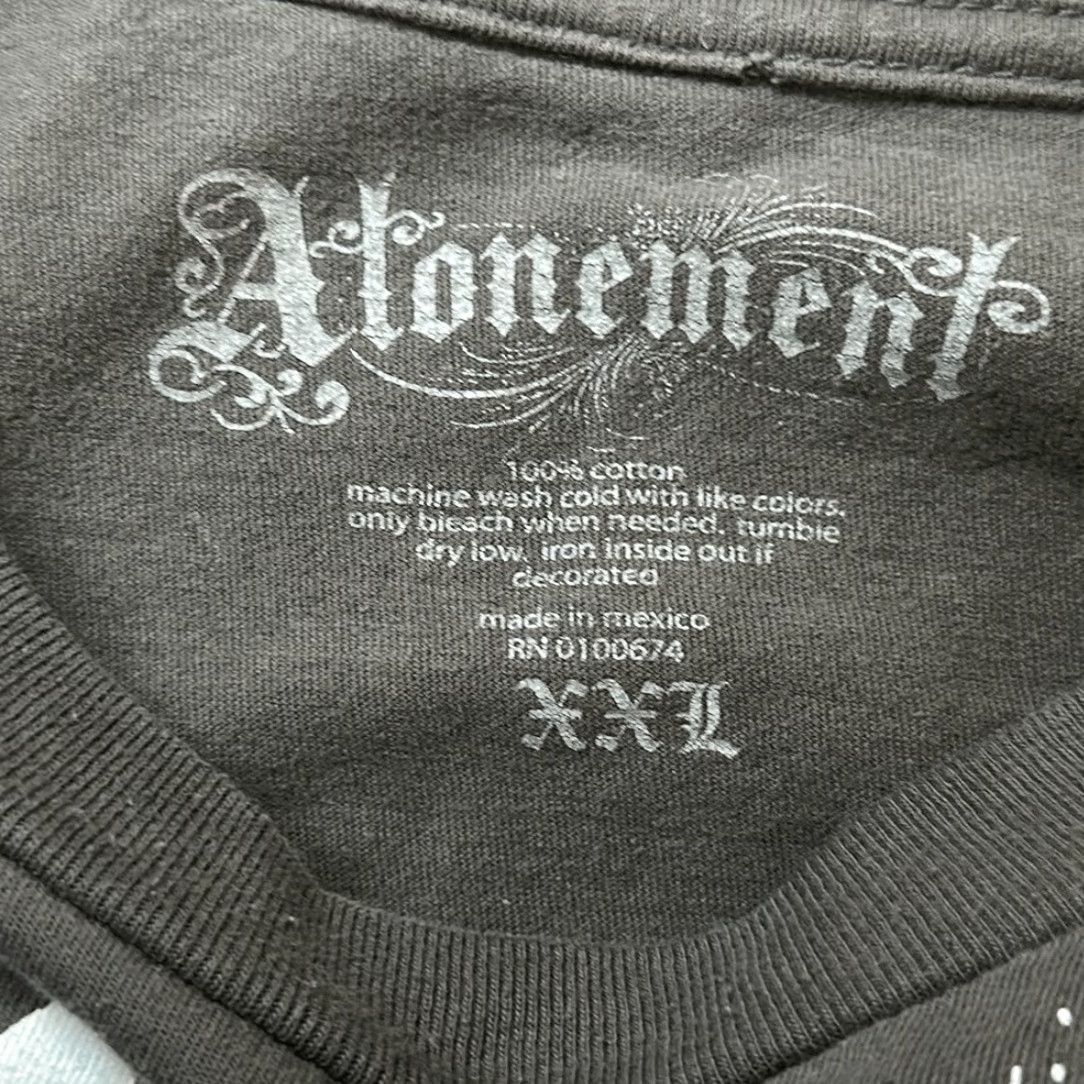 Anvil Atonement Tshirt XXL Gray Long Sleeve Skull Unisex Mens Size US XXL / EU 58 / 5 - 6 Thumbnail