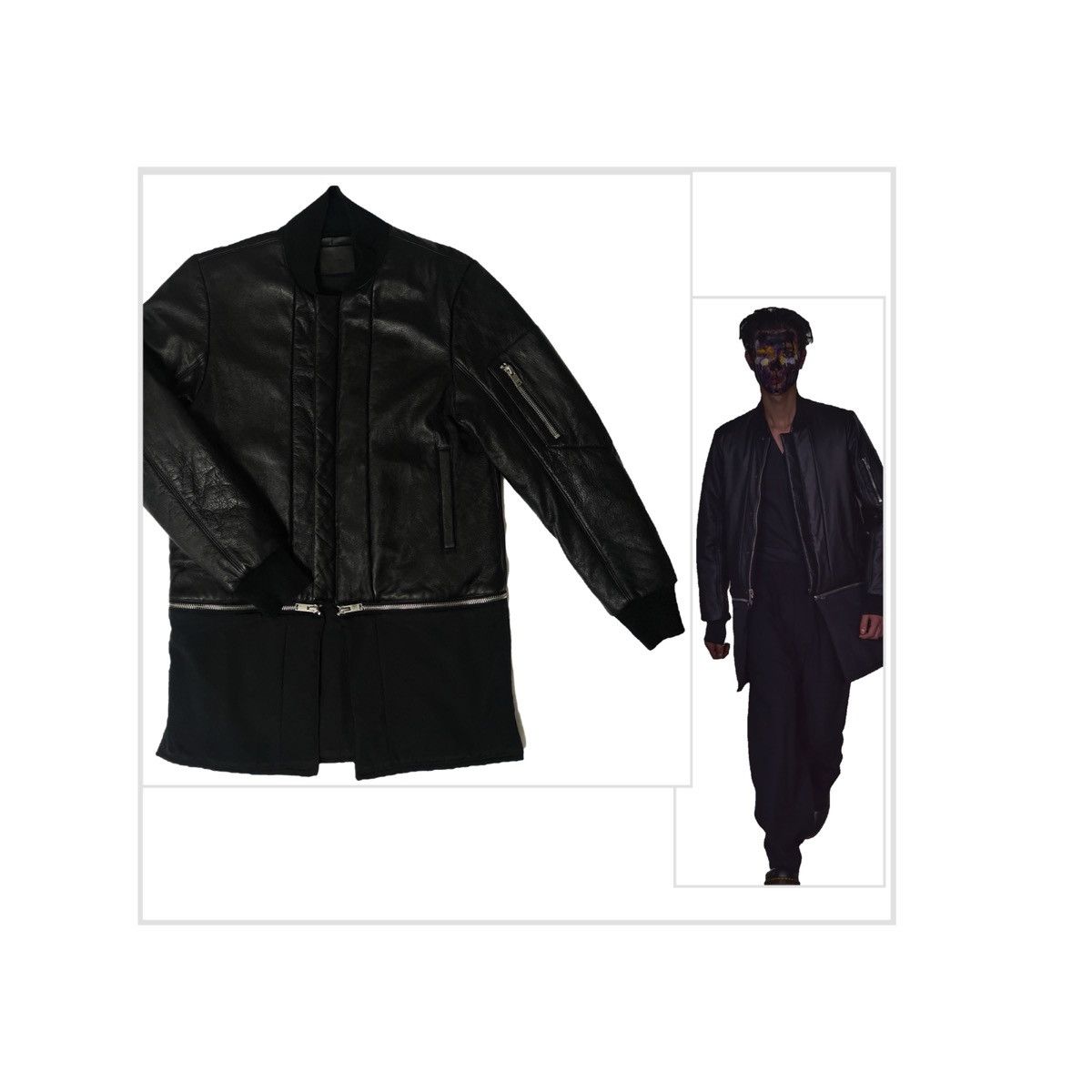 DEN IM by SIKI IM × Siki Im PADDED REVERSIBLE FULL GRAINED LEATHER JACKET Size US M / EU 48-50 / 2 - 1 Thumbnail