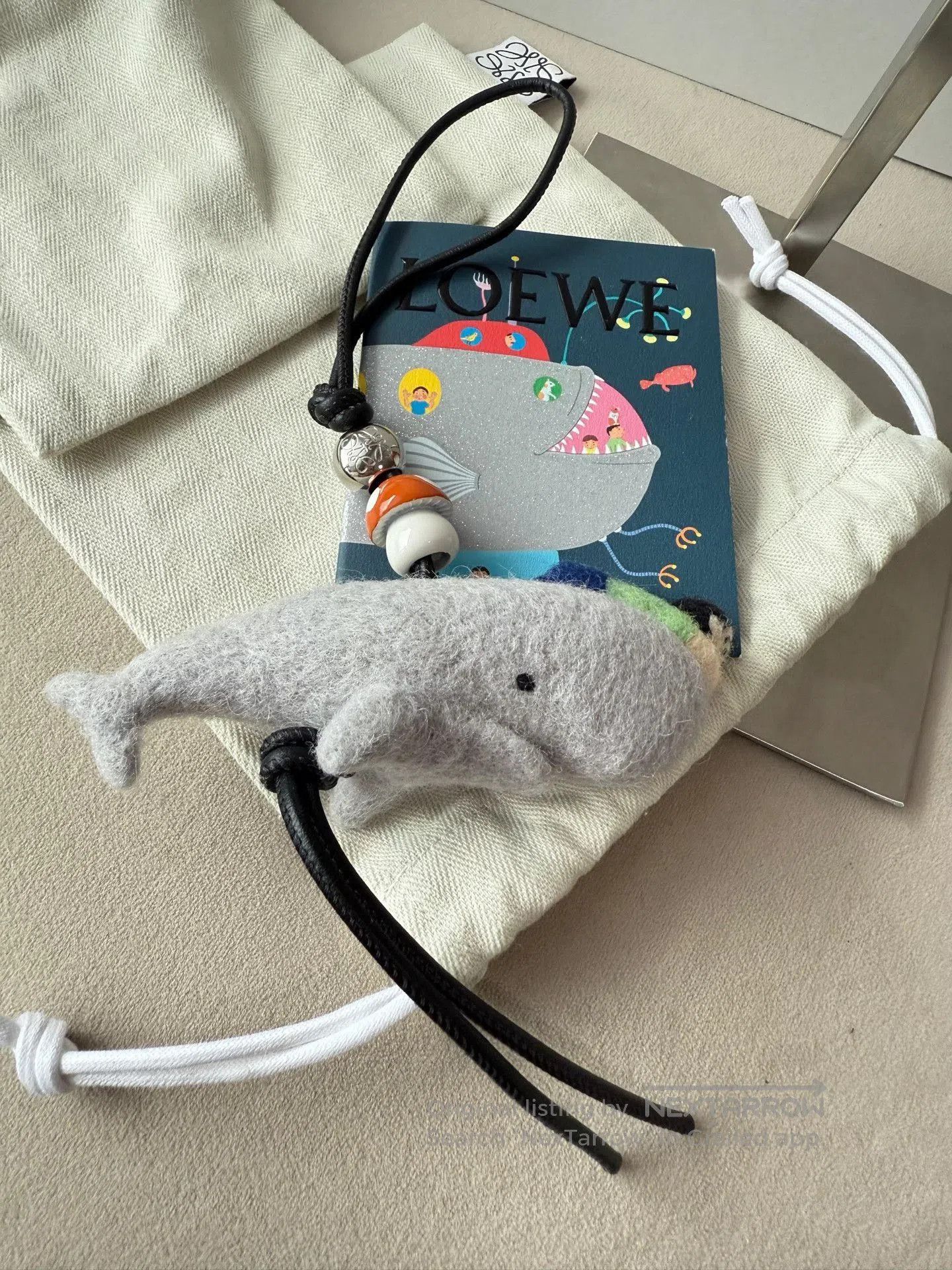 Loewe Loewe x Suna Fujita Whale Bag Charm. Size ONE SIZE - 5 Thumbnail