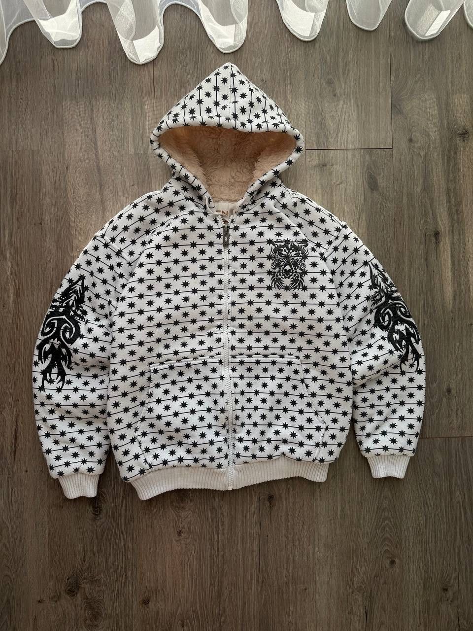 Christian Audigier × Ed Hardy × Vintage Vintage Ed Hardy Christian Audigier Style Hoodie Size US M / EU 48-50 / 2 - 3 Thumbnail