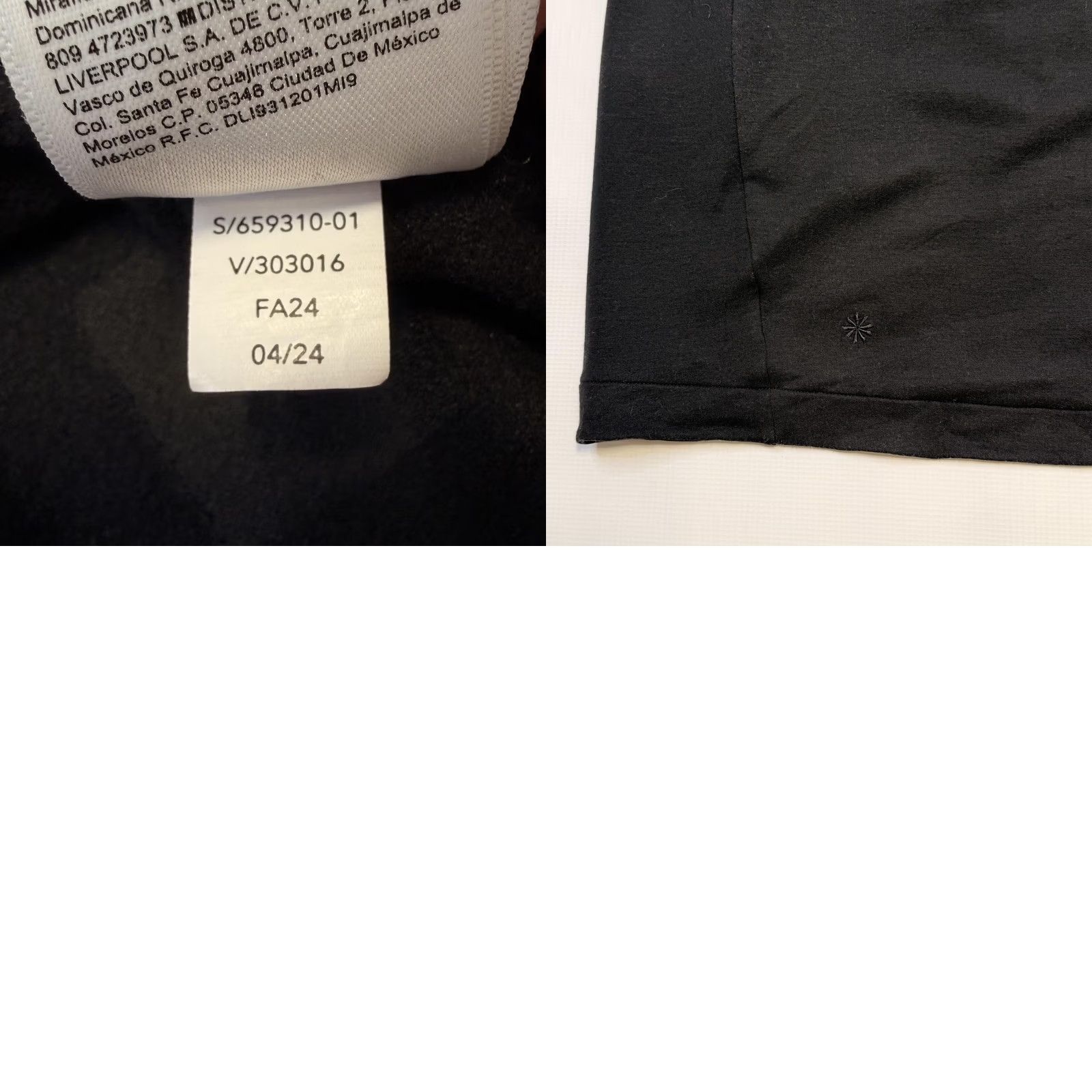 Athleta Athleta Shift Sweater Dress Womens XL Black Long Sleeve Thumbholes Zip Pockets Size XL / US 12-14 / IT 48-50 - 9 Thumbnail