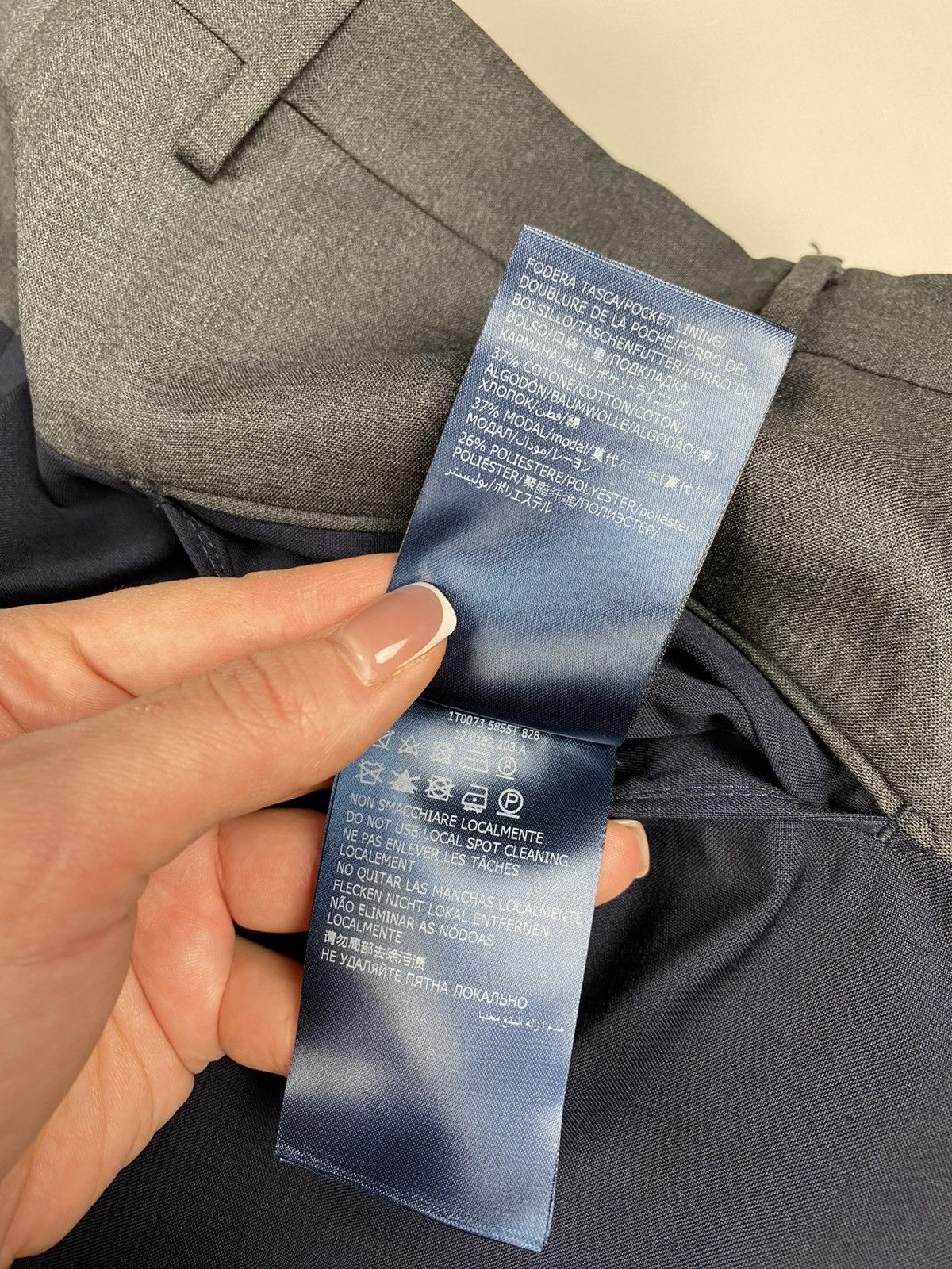 Incotex Incotex Men’s Wool Tapered Fit Dress Pants Trousers Size 52 Size US 36 / EU 52 - 25 Thumbnail