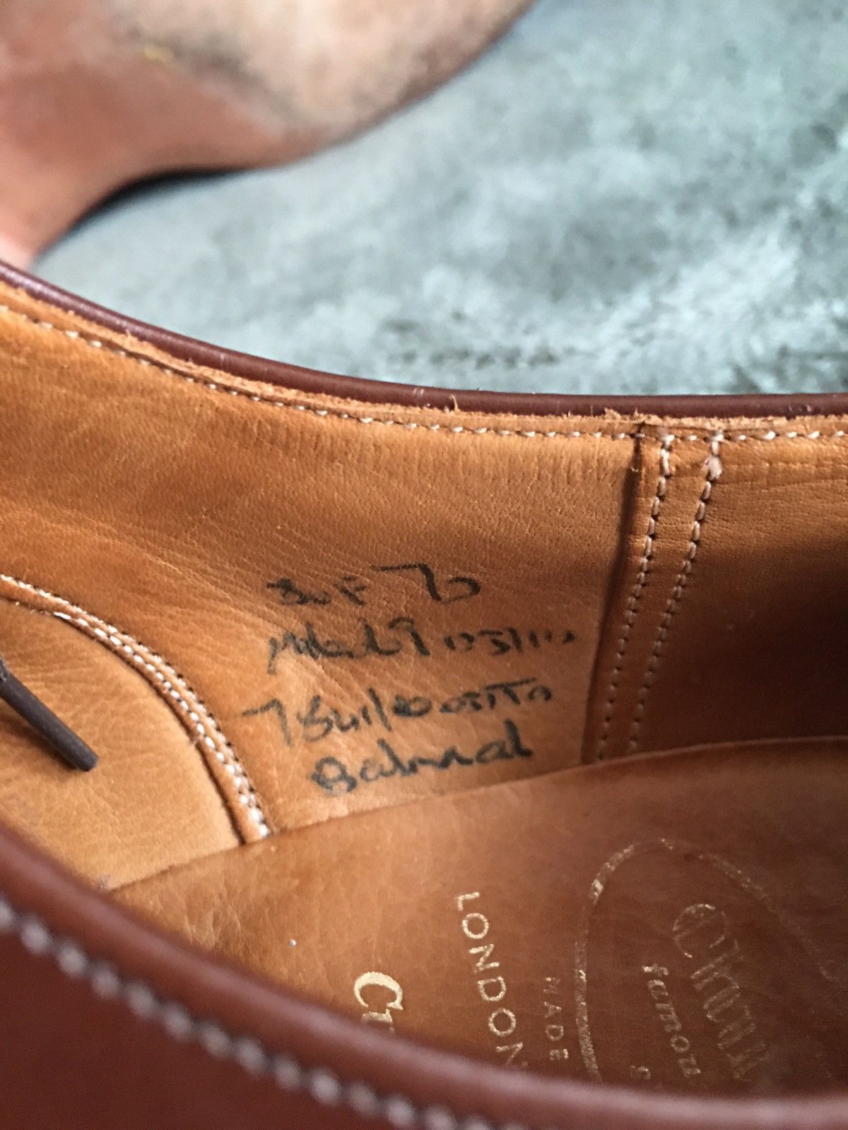 Church's Men's Shoes Balmoral Brown Leather Formal Oxford 8F