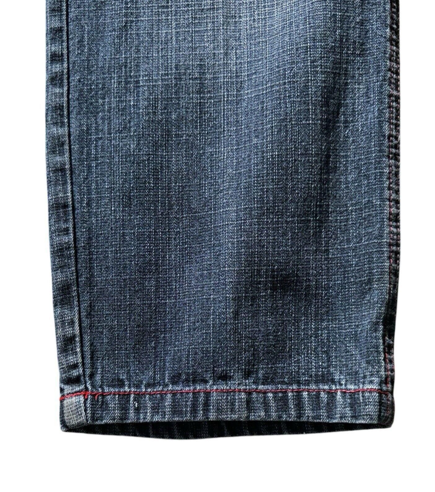Southpole SouthPole Red Stitching Skater Y2K Baggy Grunge Jeans 32x32 Size US 32 / EU 48 - 8 Thumbnail