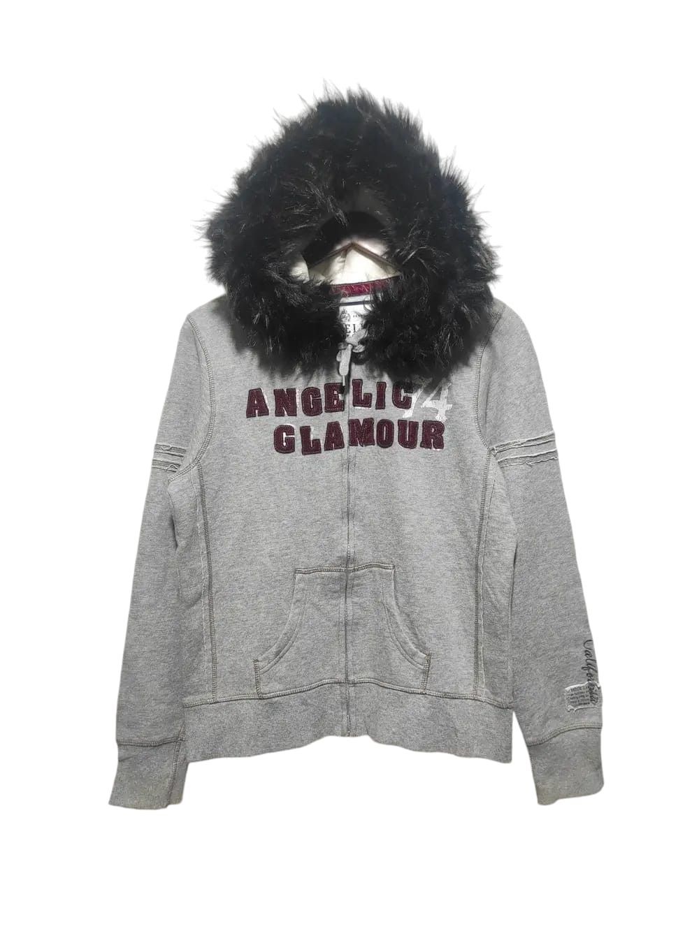 Japanese Brand Angelic Glamour Fur Hoodie i6w9 style Size US M / EU 48-50 / 2 - 2 Thumbnail